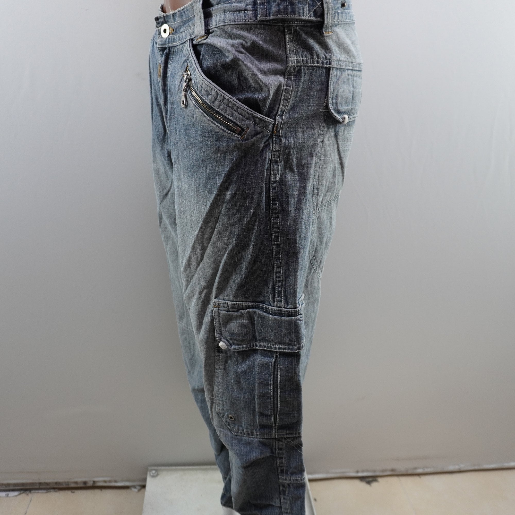Vaqueros IX-O para Hombre Usados - Azul, Mediano (M) - Capri