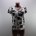 Camiseta de Manga Corta Hall Hubber para Mujer - Blanco, M (Usada en muy buen estado)