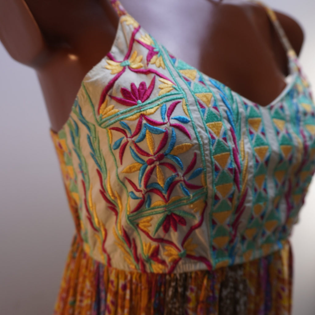 Vestido Raga para Mujer Usado - Multicolor, Pequeño (S)