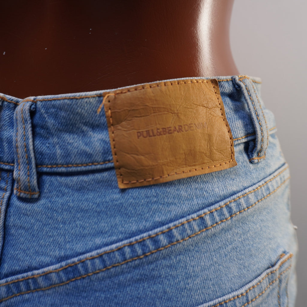 Pantalones Cortos Vaqueros Pull & Bear para Mujer Usados - Azul, S