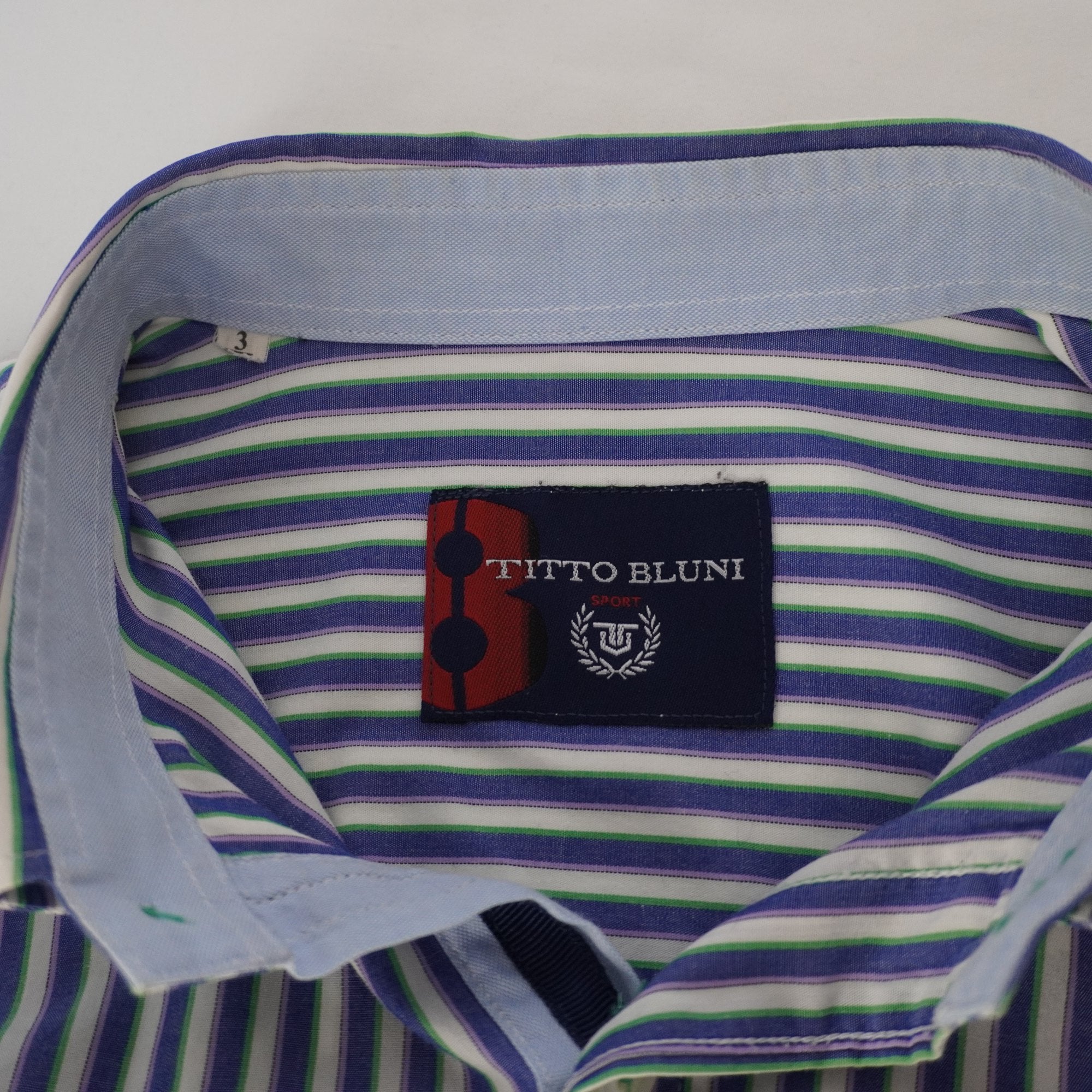 Camisa de Vestir Titto Bluni para Hombre Usada - Azul, M