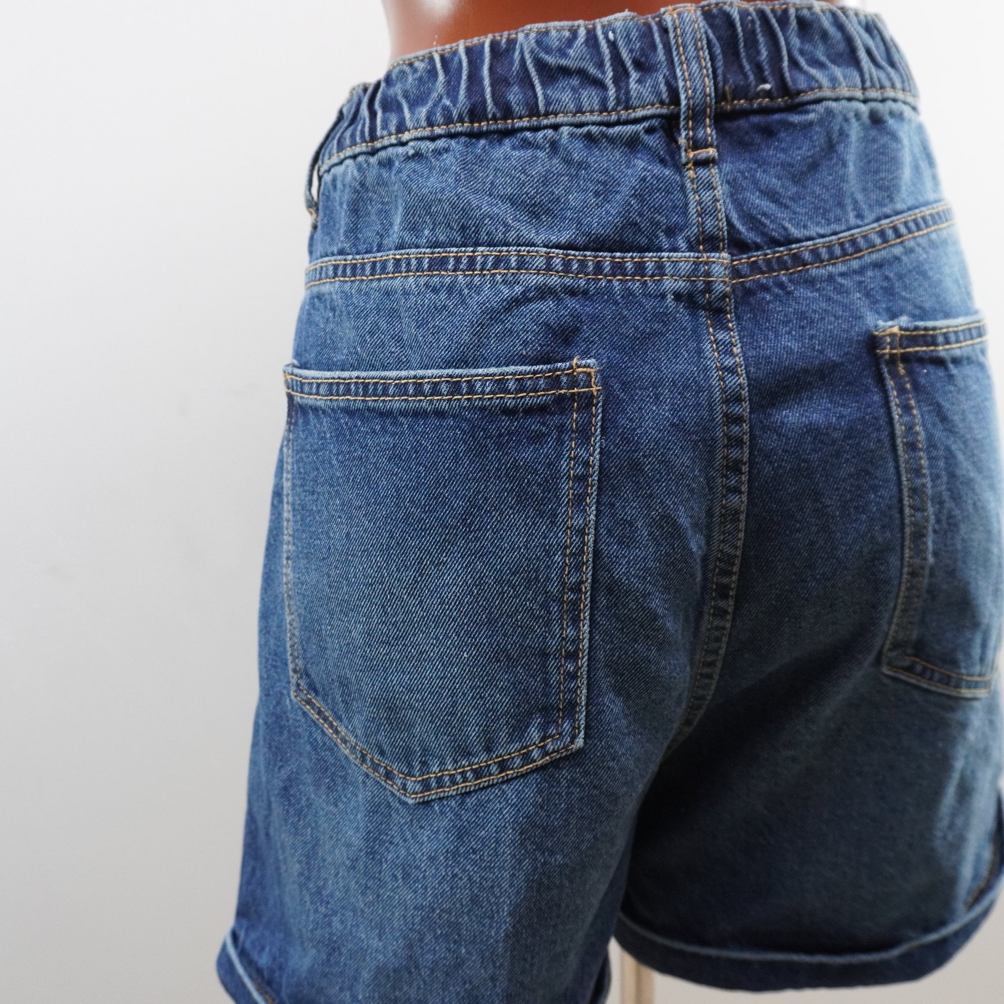 Pantalones Cortos Vaqueros Inside para Mujer Usados - Azul, XL