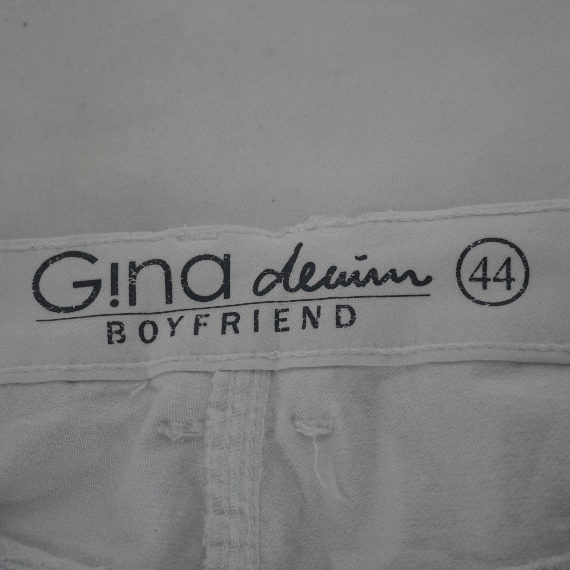 Pantalones Cortos Vaqueros Gina para Mujer Usados - Blanco, XXL