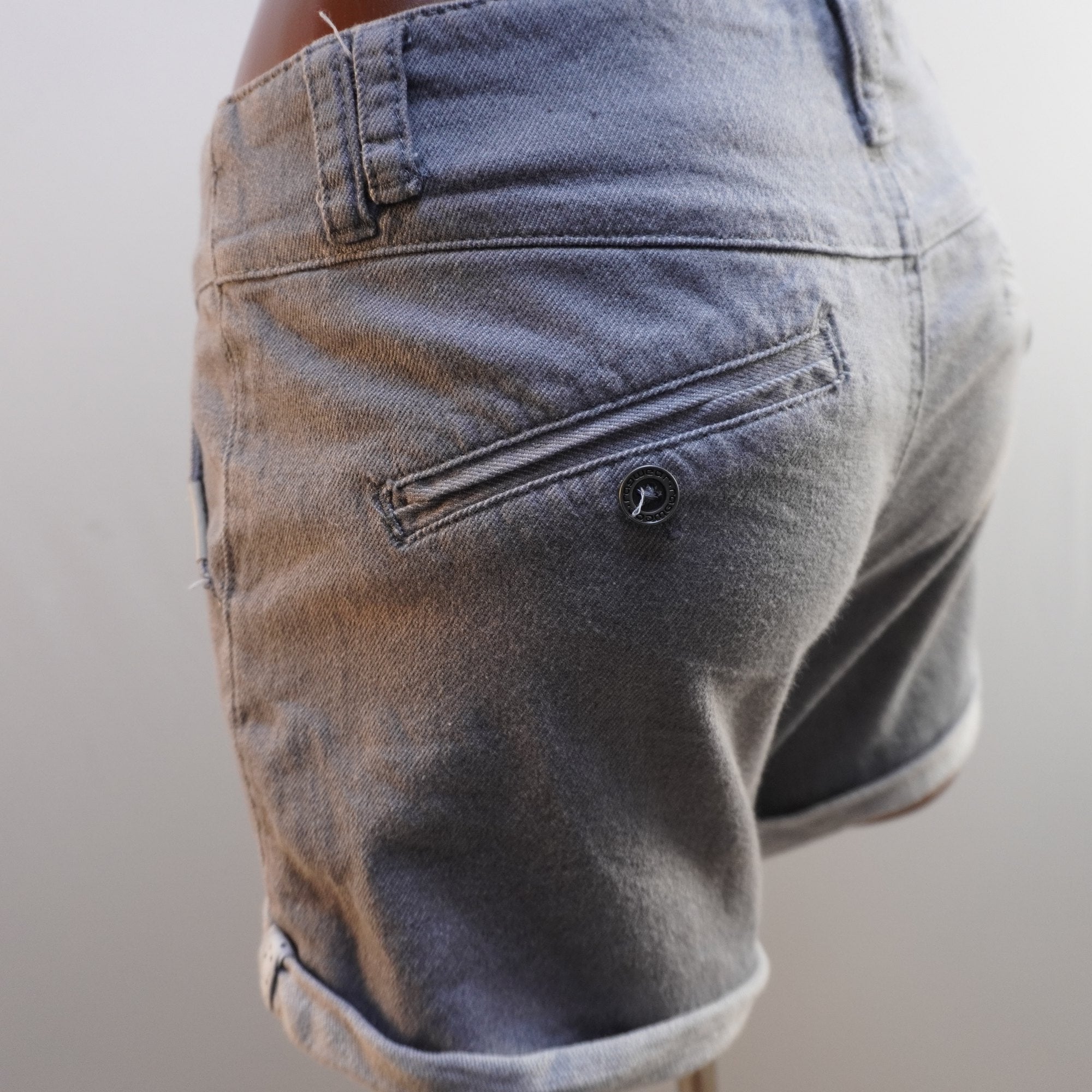 Pantalones Cortos Vaqueros Ragwer para Mujer Usados - Gris, M