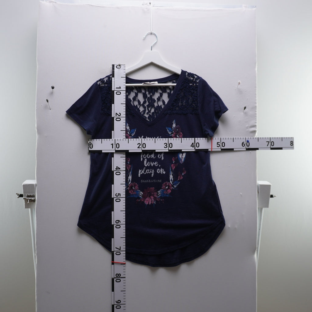 Camiseta Hollister para Mujer Usada - Azul Marino, M