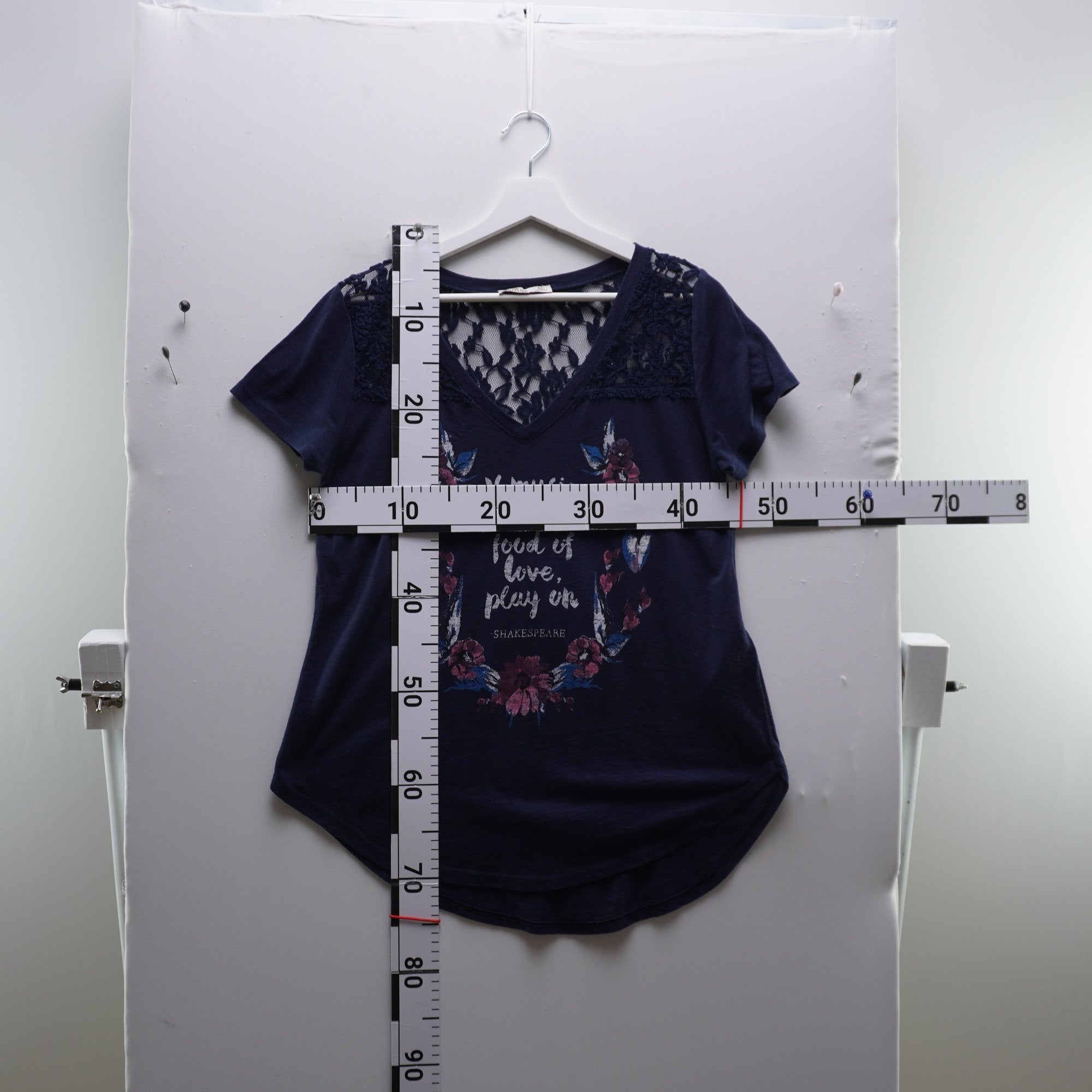 Camiseta Hollister para Mujer Usada - Azul Marino, M