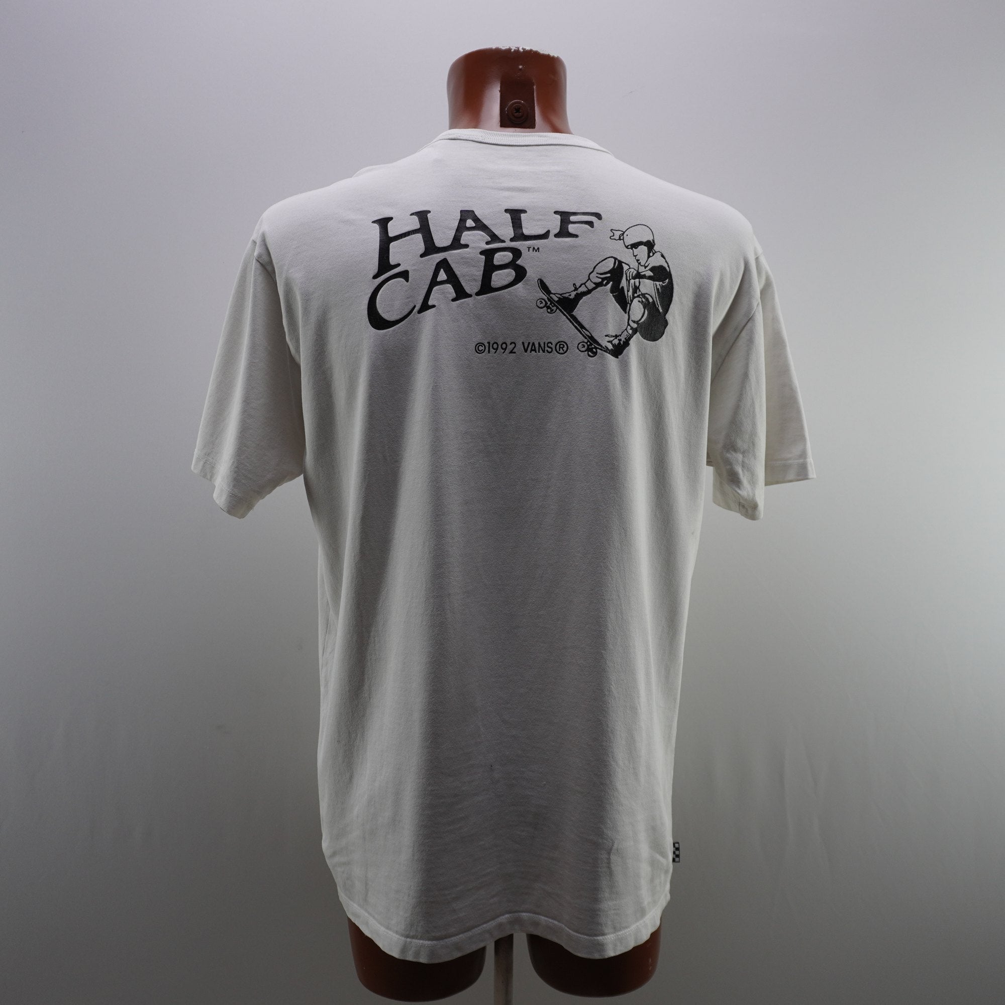 Camiseta de Manga Corta Vans para Hombre Usada - Blanca, L