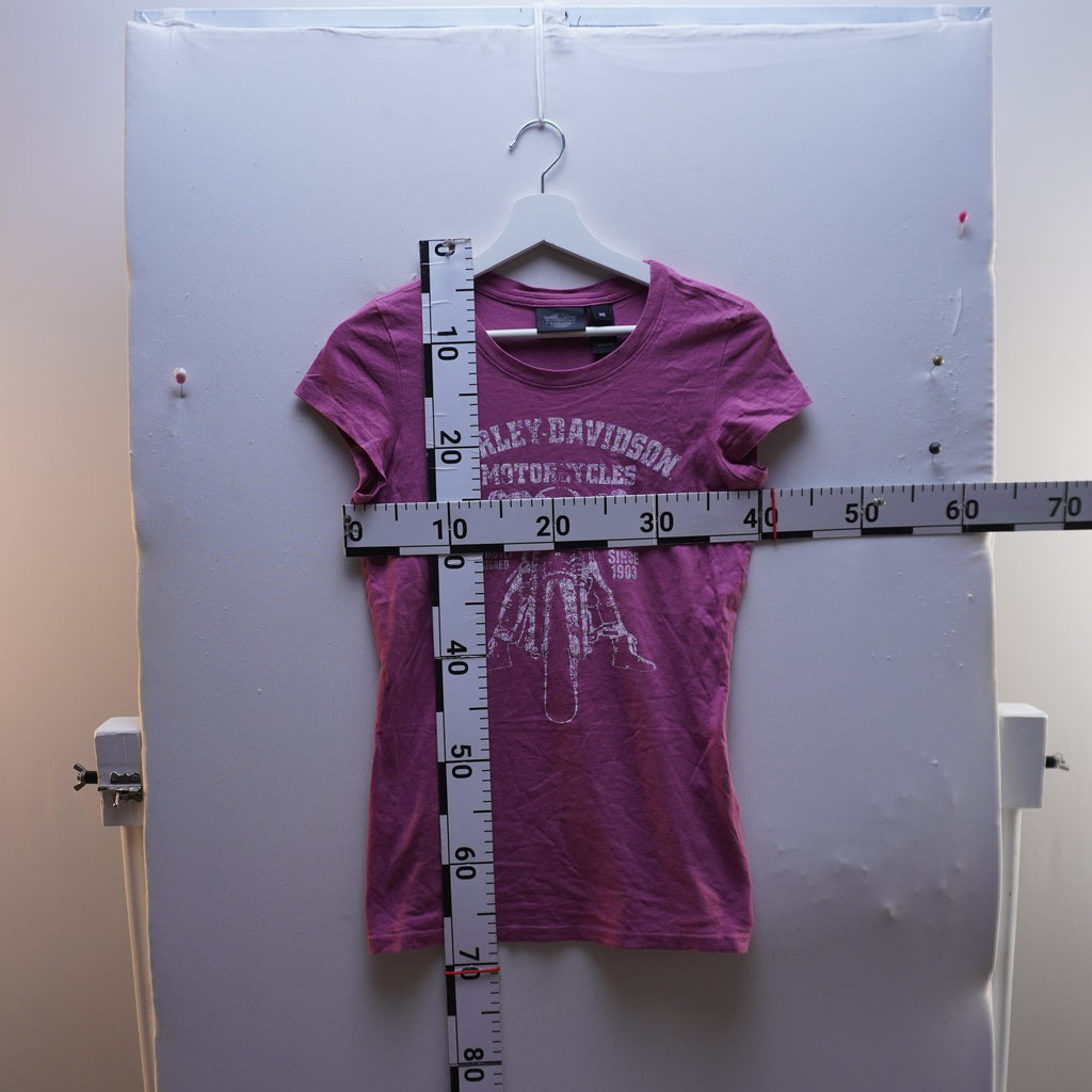 Camiseta Harley Davidson para Mujer Usada - Rosa, XS