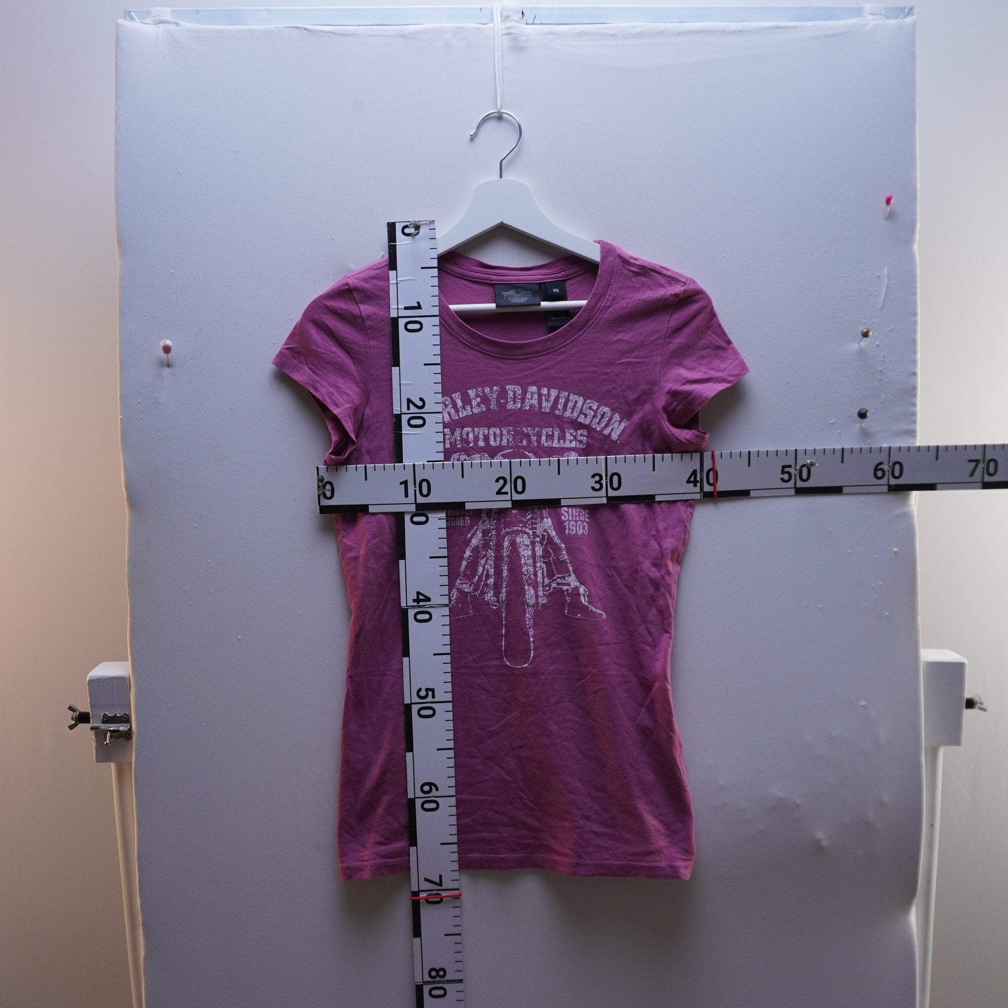 Camiseta Harley Davidson para Mujer Usada - Rosa, XS