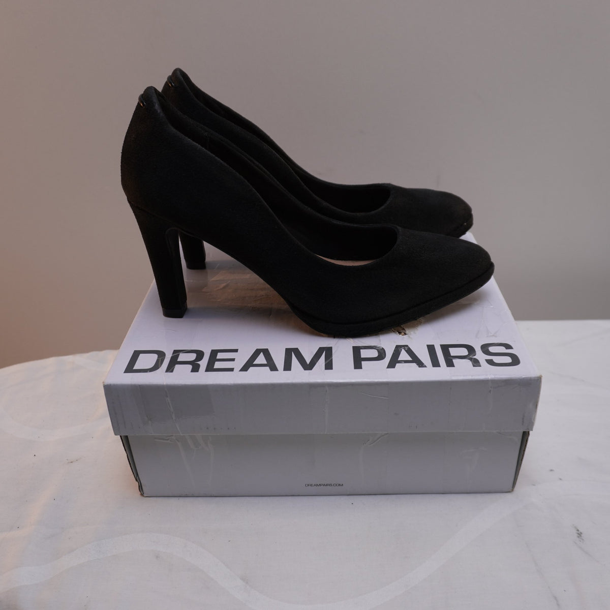 Tacones Dream Paris para Mujer Usados - Negros, Talla 39
