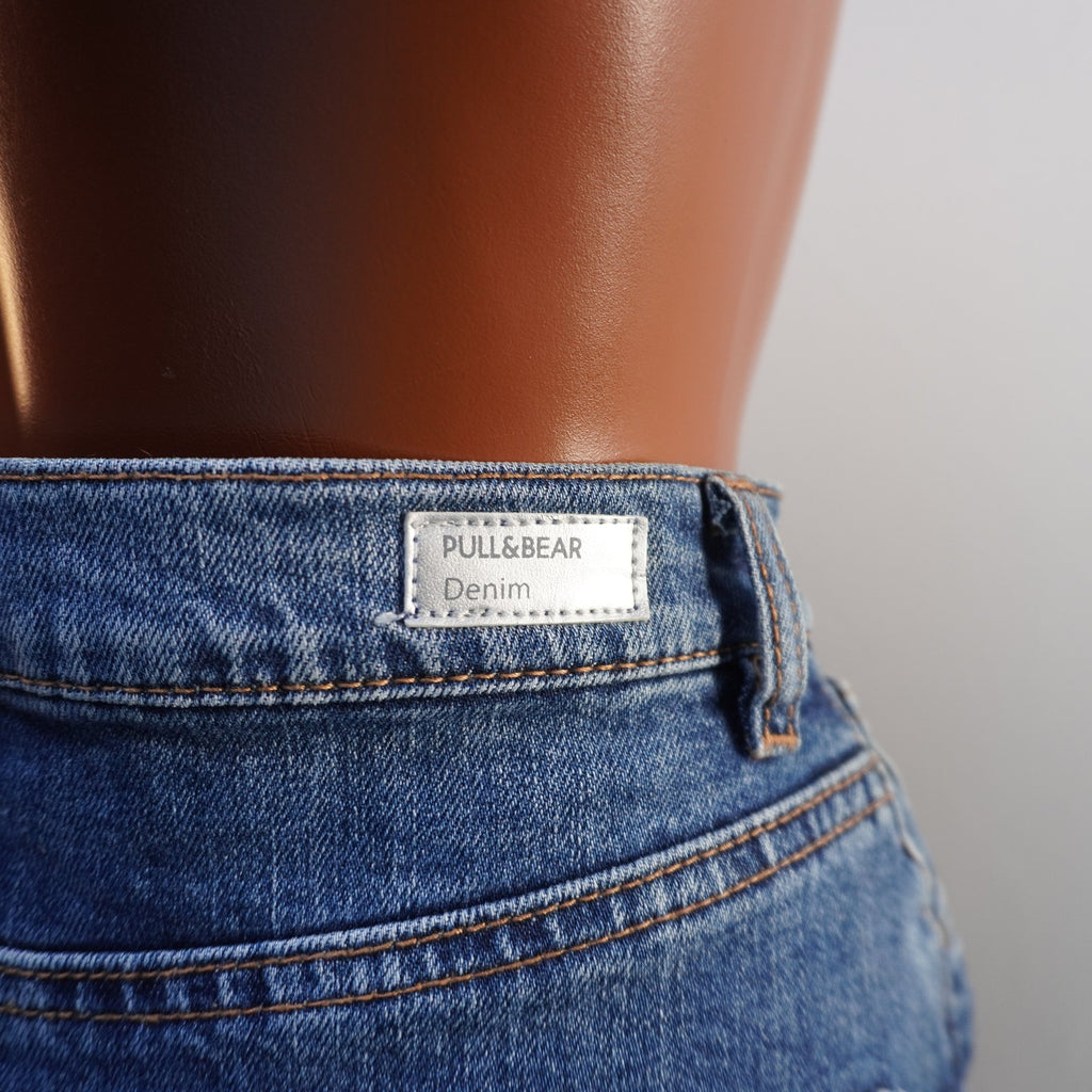 Falda Pull & Bear para Mujer Usada - Azul, S