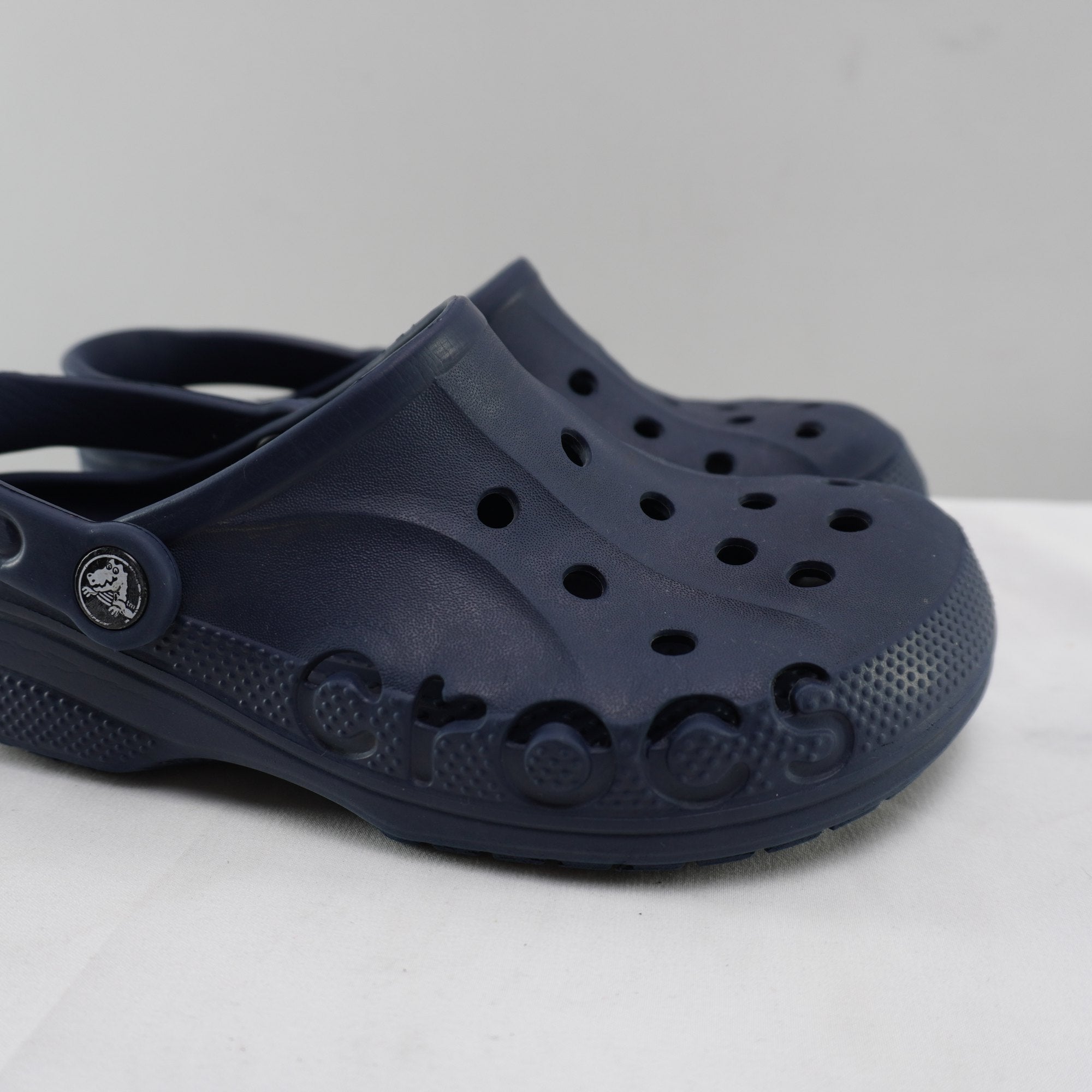 Zapatos Deportivos Crocs para Mujer Usados - Azul Marino, Muy Buen Estado