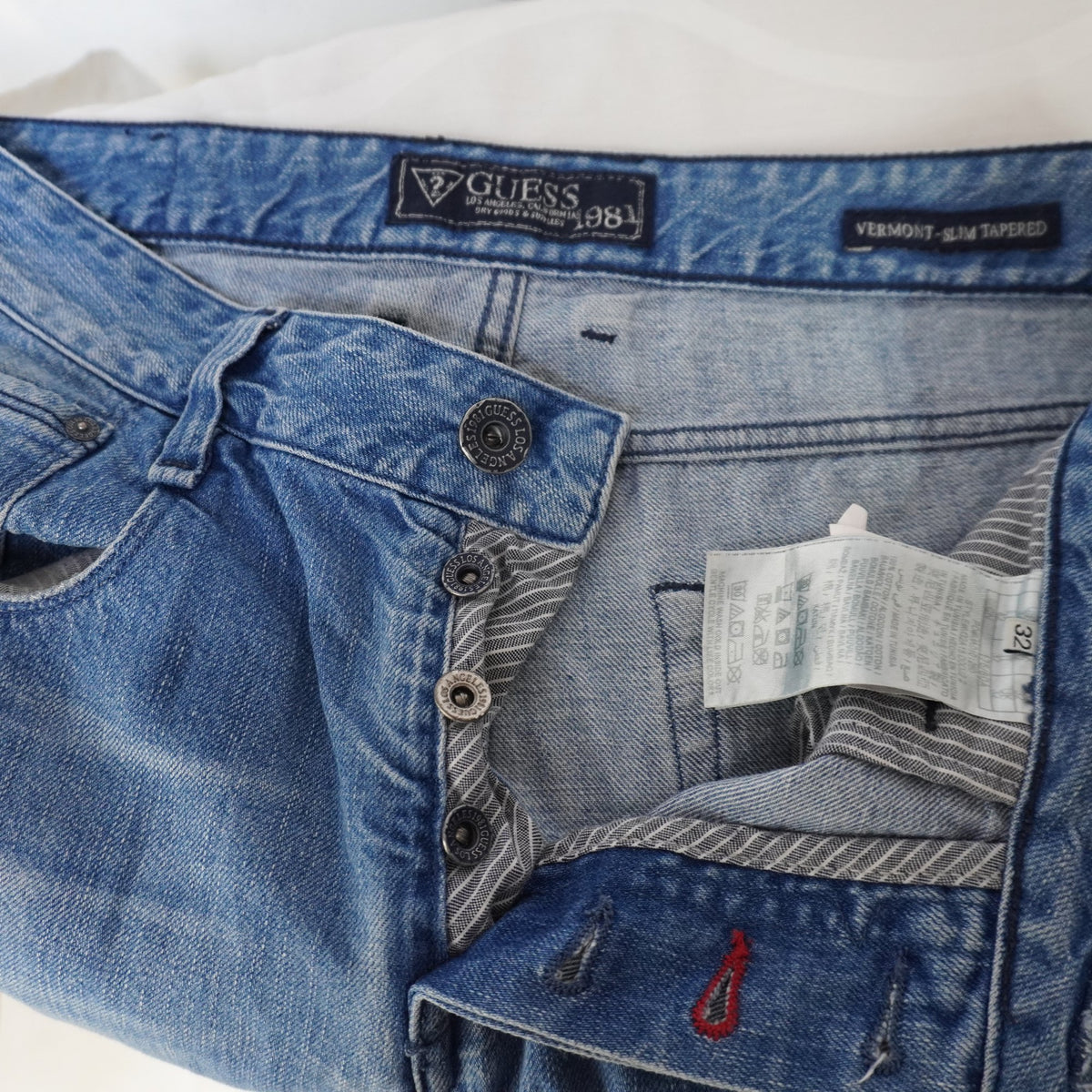 Vaqueros Guess para Hombre Usados - Azul, M