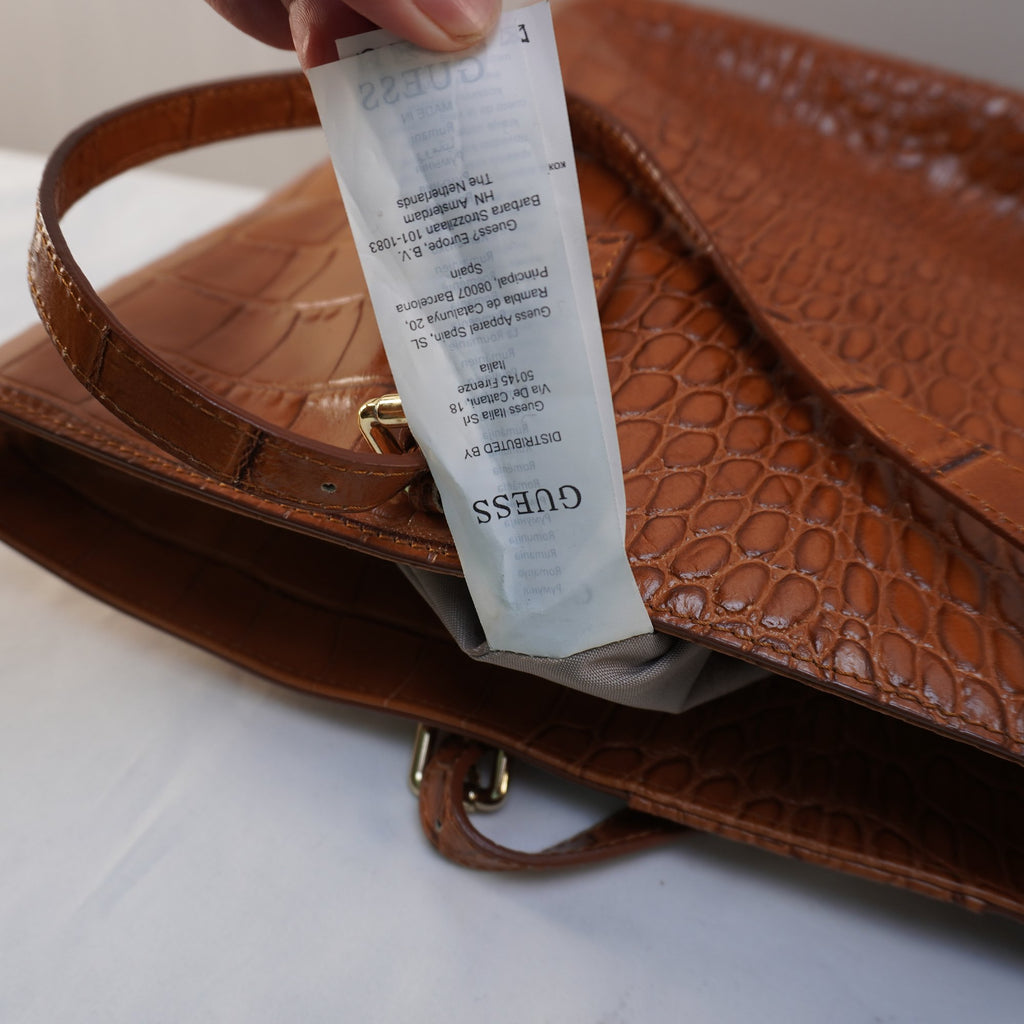 Bolso Baguette Guess para Mujer Usado - Marrón, Muy Buen Estado
