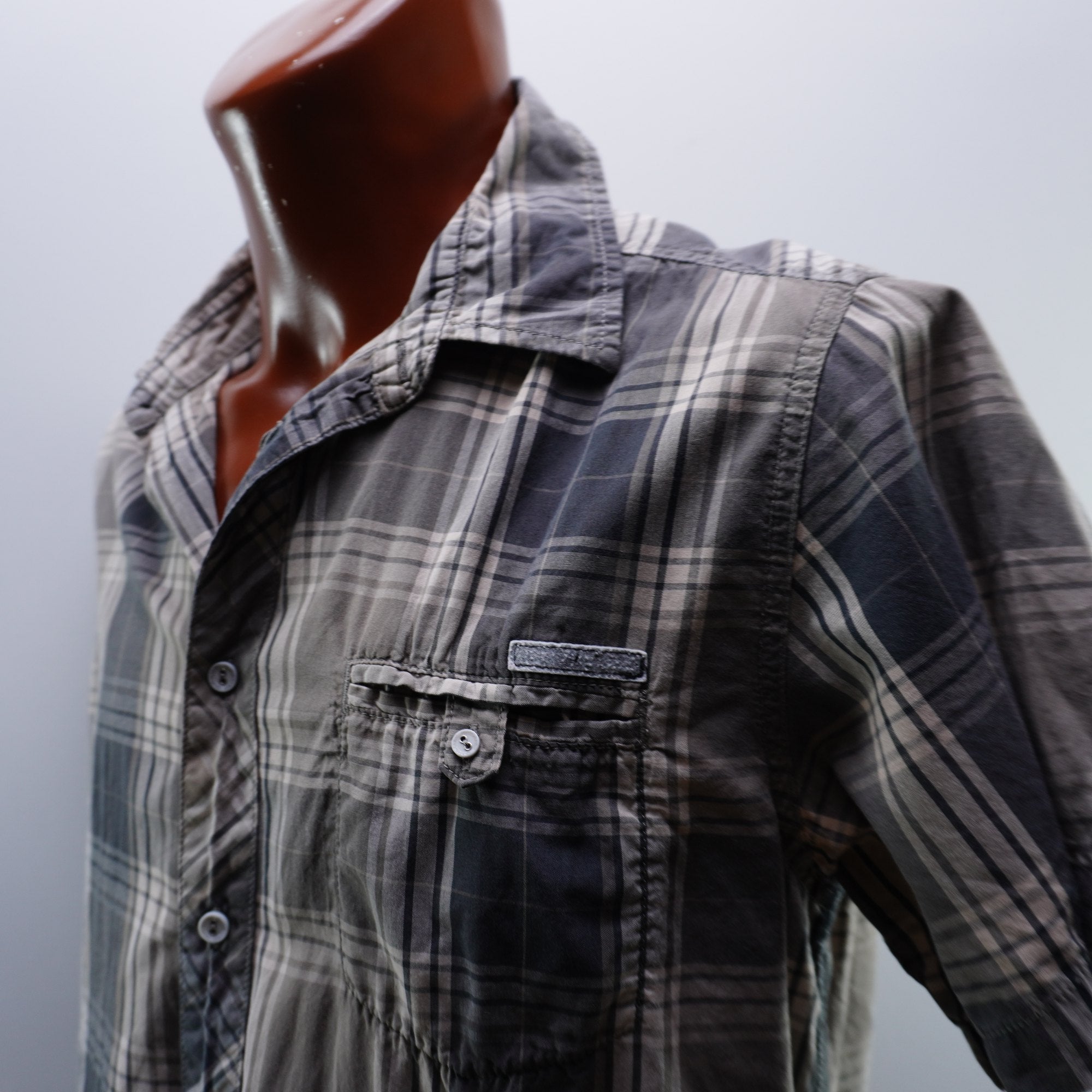Camisa Quiksilver para Hombre Usada - Gris, L