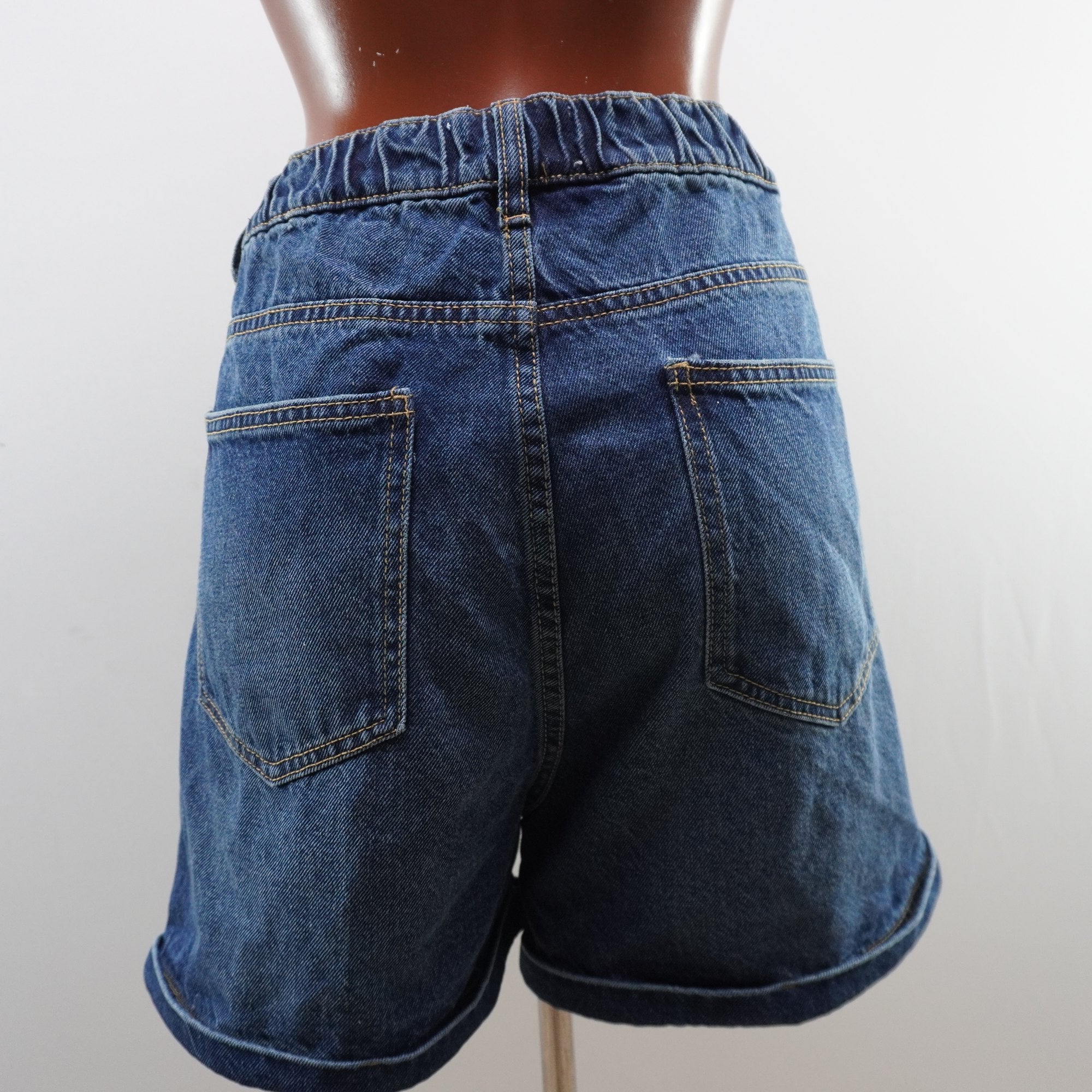 Pantalones Cortos Vaqueros Inside para Mujer Usados - Azul, XL