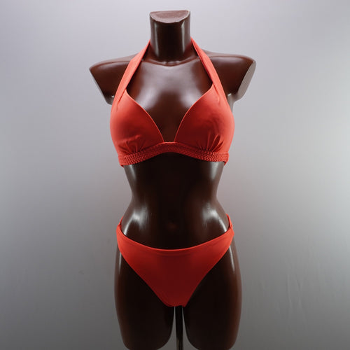Vestido de baño Oysho mujer naranja talla M