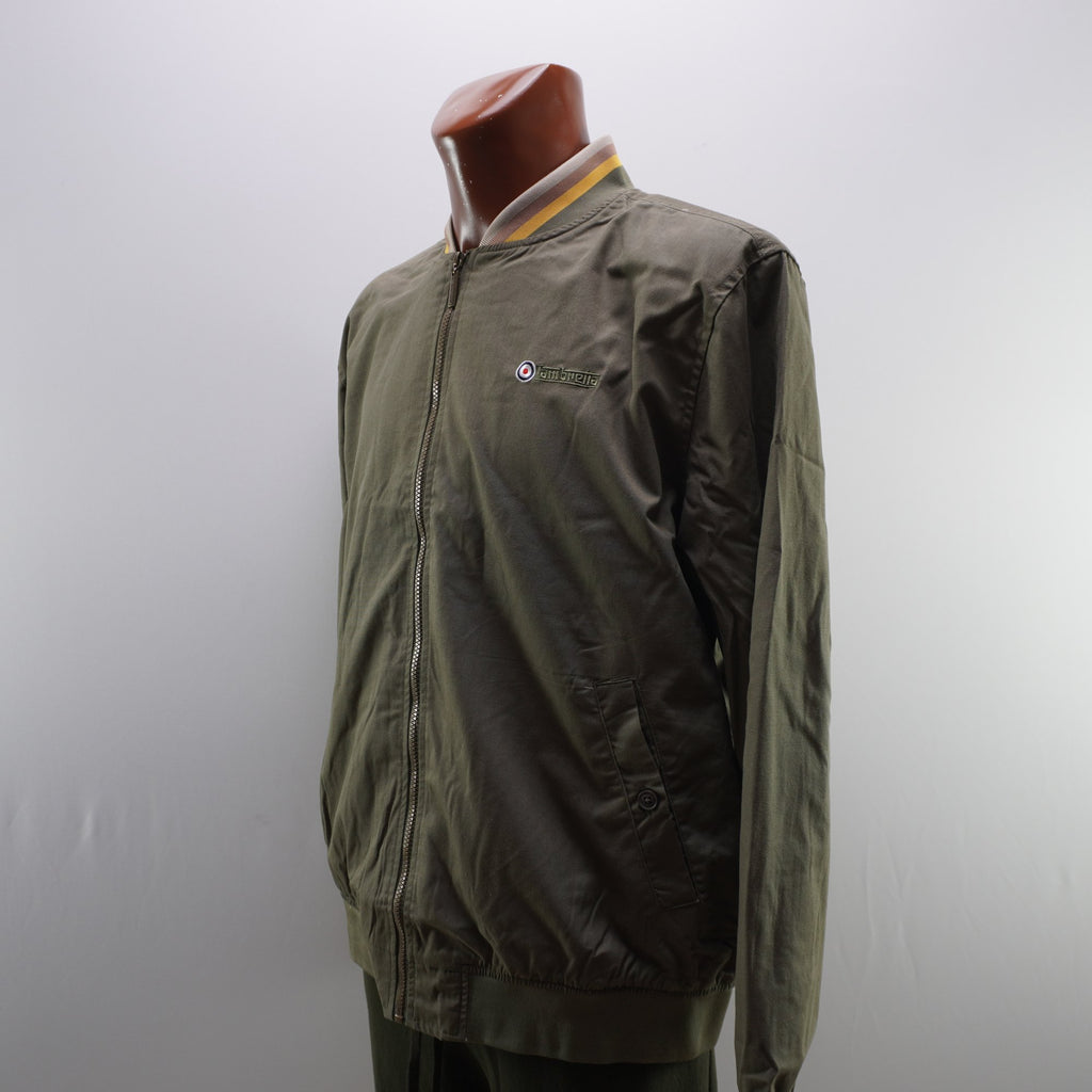 Chaqueta Bomber Lambretta para Hombre Usada - Beige, XXL