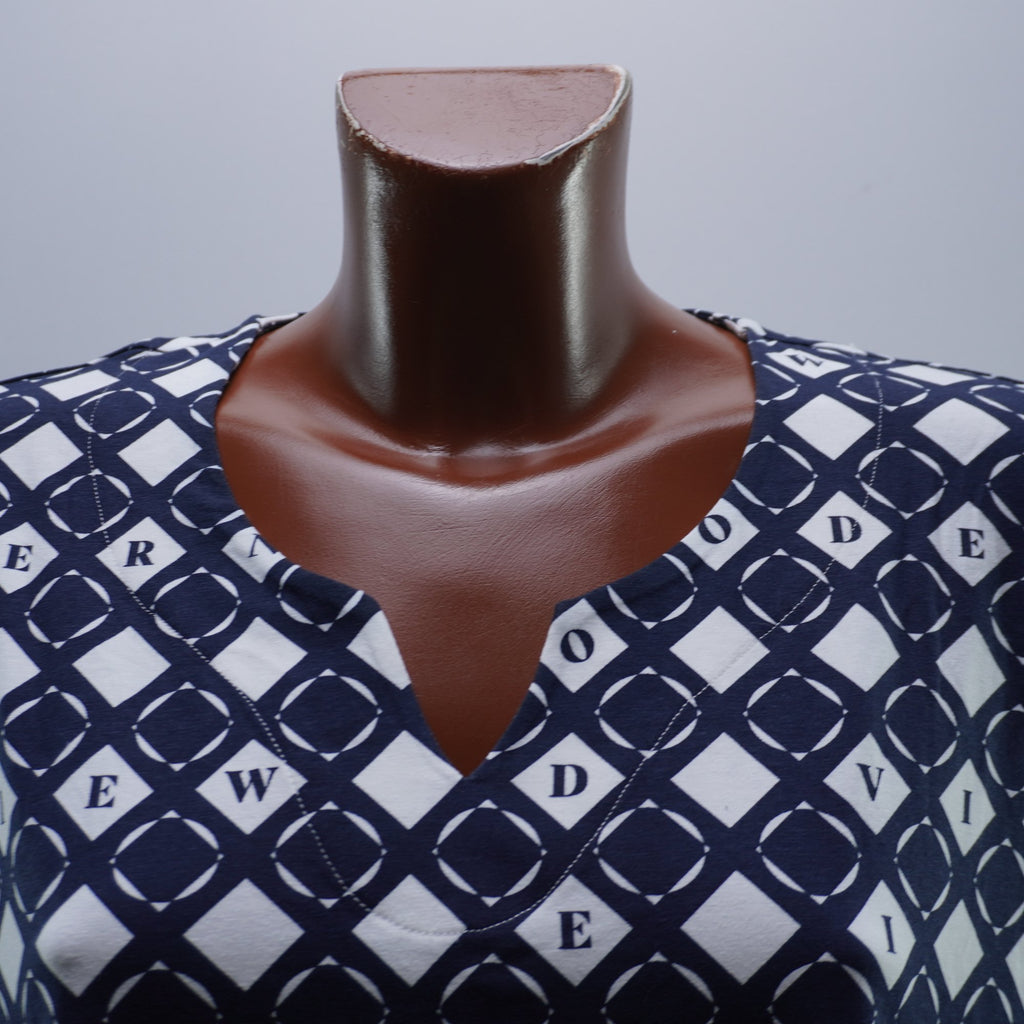 Camiseta Ulla Popken para Mujer Usada - Azul Marino, XXXL
