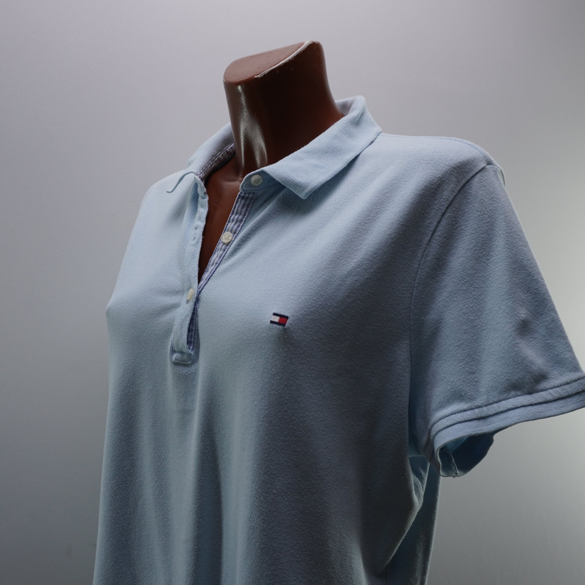 Camiseta Tommy Hilfiger para Mujer Usada - Azul, XXL
