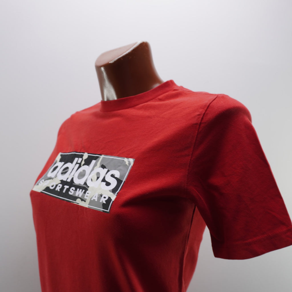 Camiseta Adidas para Mujer Usada - Roja, S