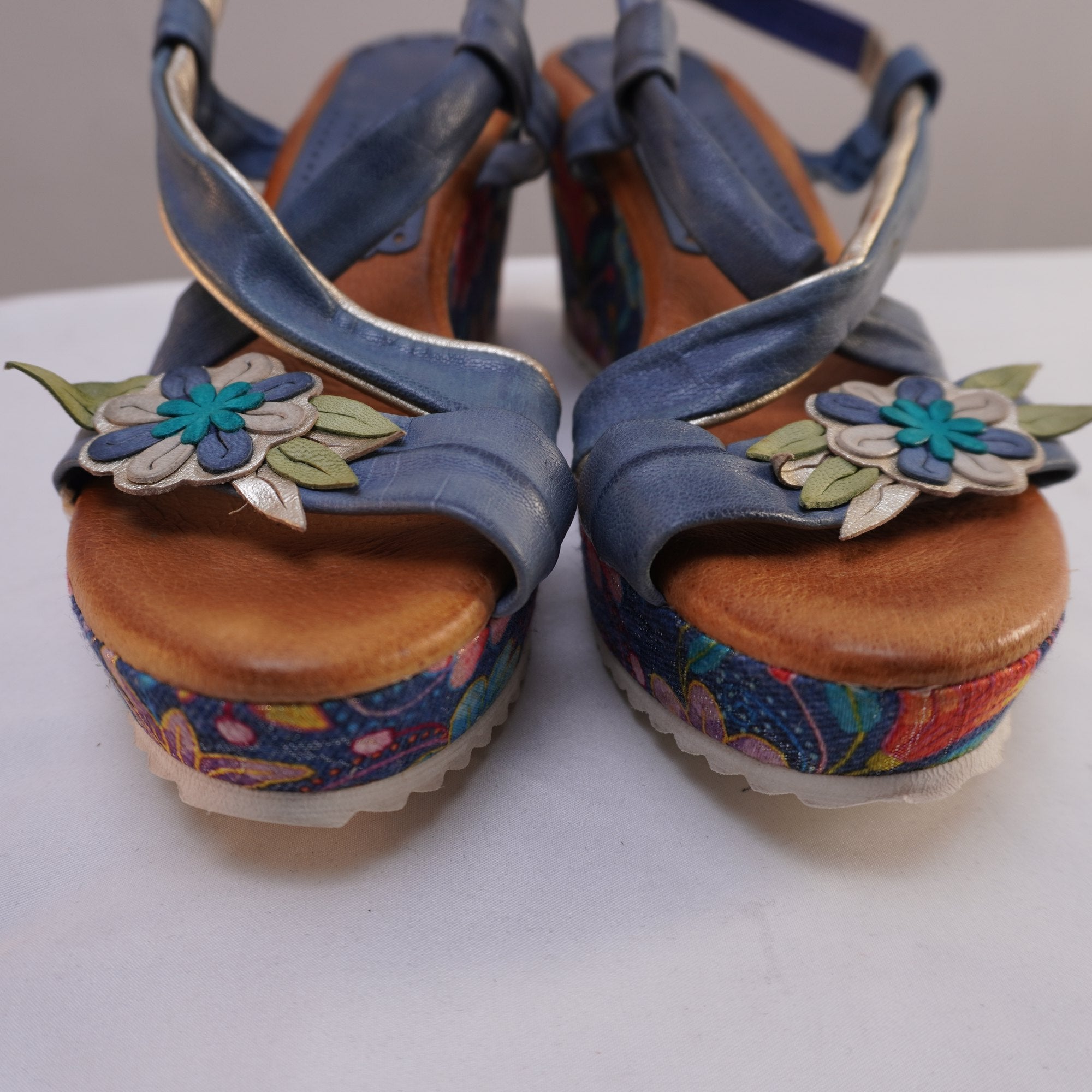 Sandalias Marila para Mujer Usadas - Azul, Talla 39