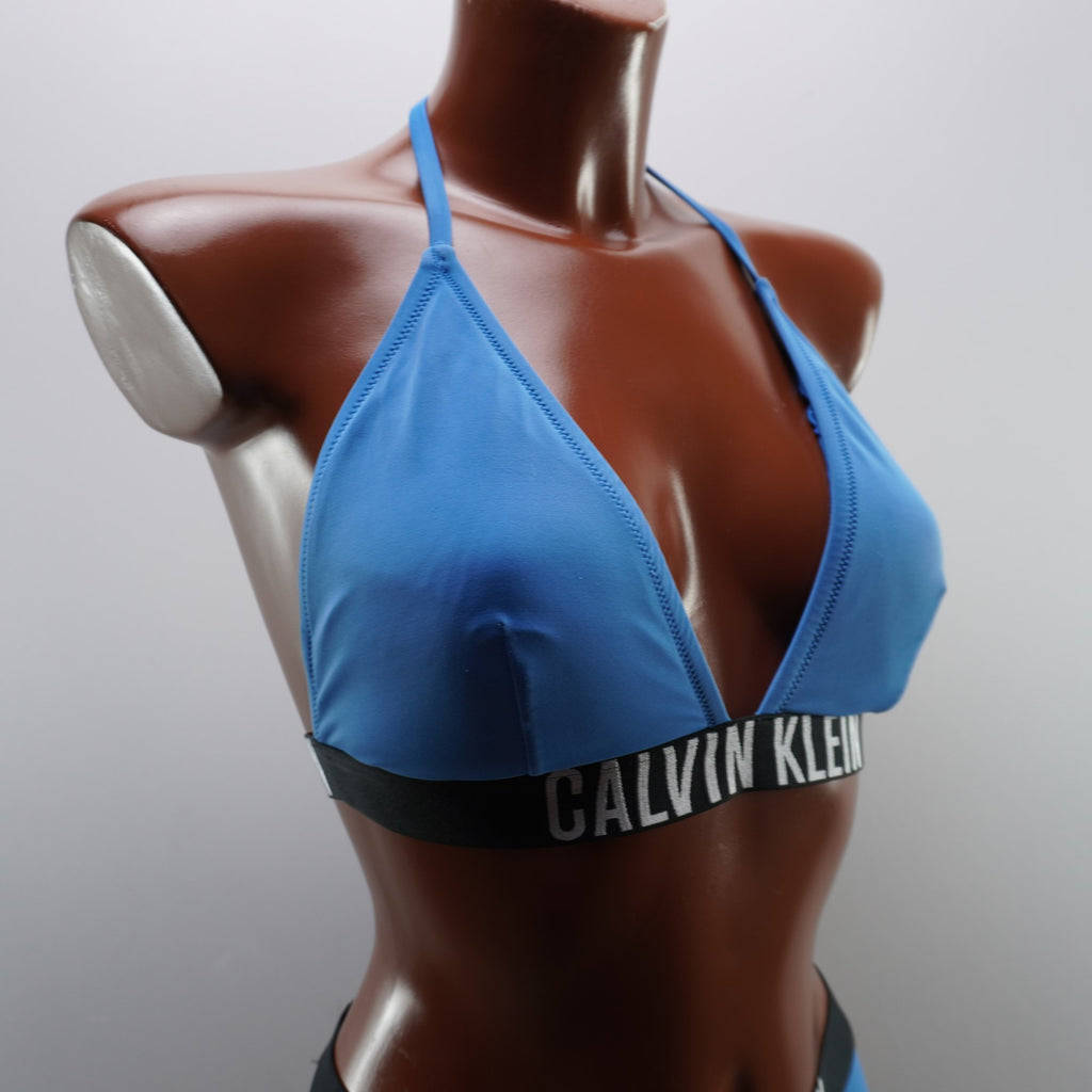 Vestido de Baño Calvin Klein para Mujer - Azul Marino, XL (Usado en Muy Buen Estado)