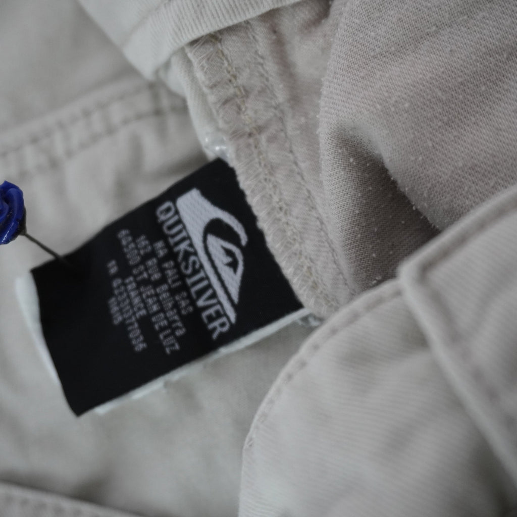 Pantalones Cortos Cargo Quiksilver para Hombre Usados - Beige, XL