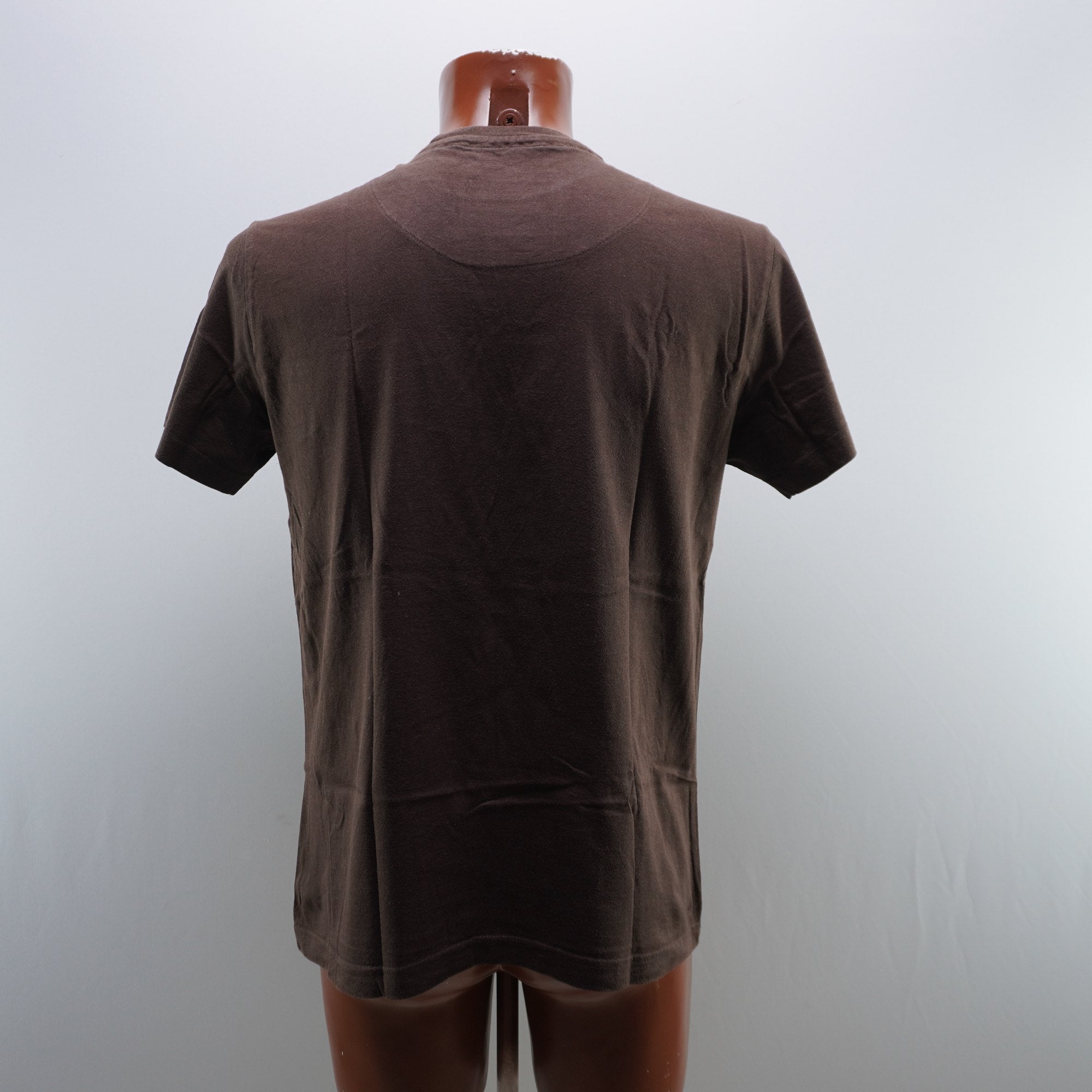 Camiseta de Manga Corta Palm Beach para Hombre Usada - Marrón, M