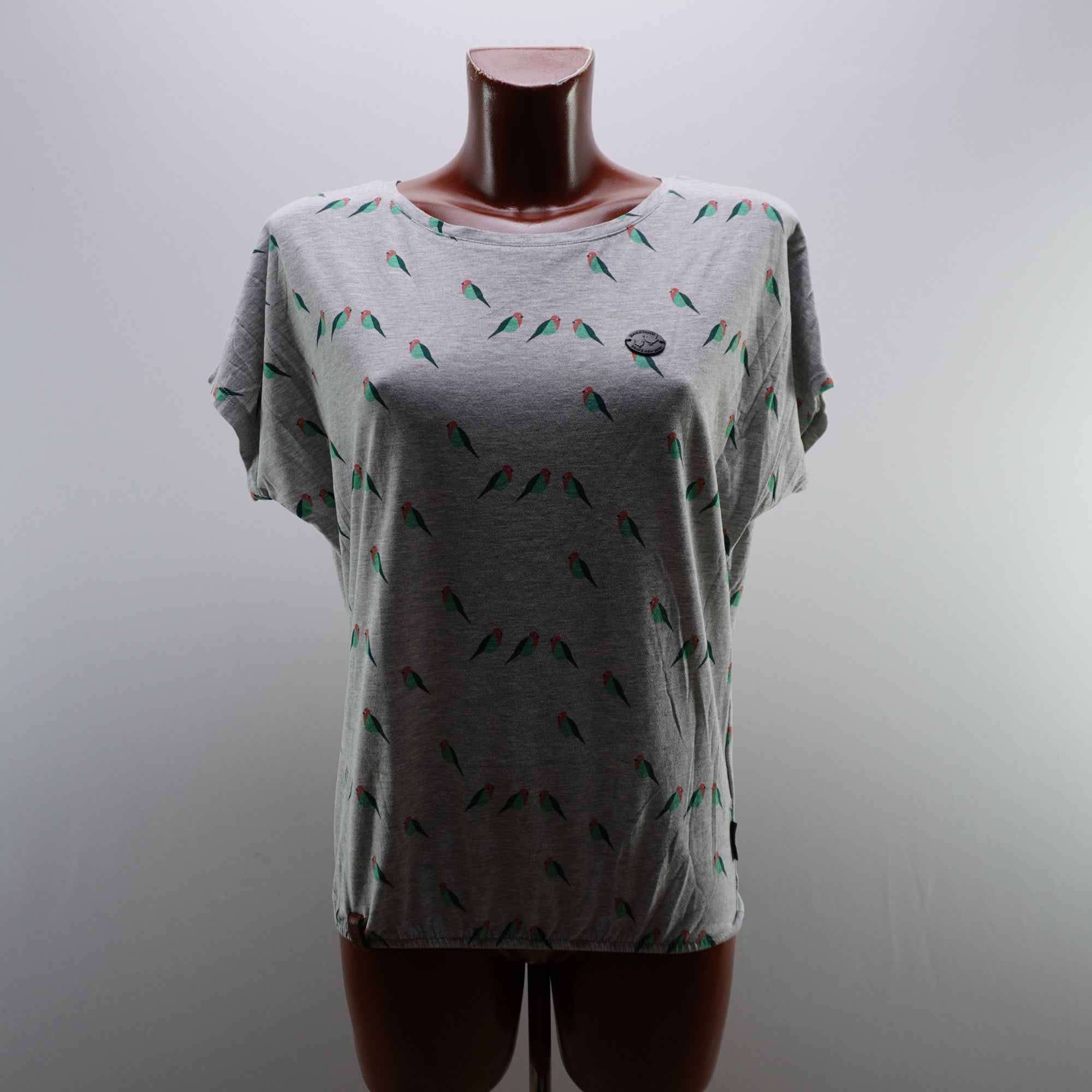 Camiseta Naketano para Mujer Usada - Gris, S