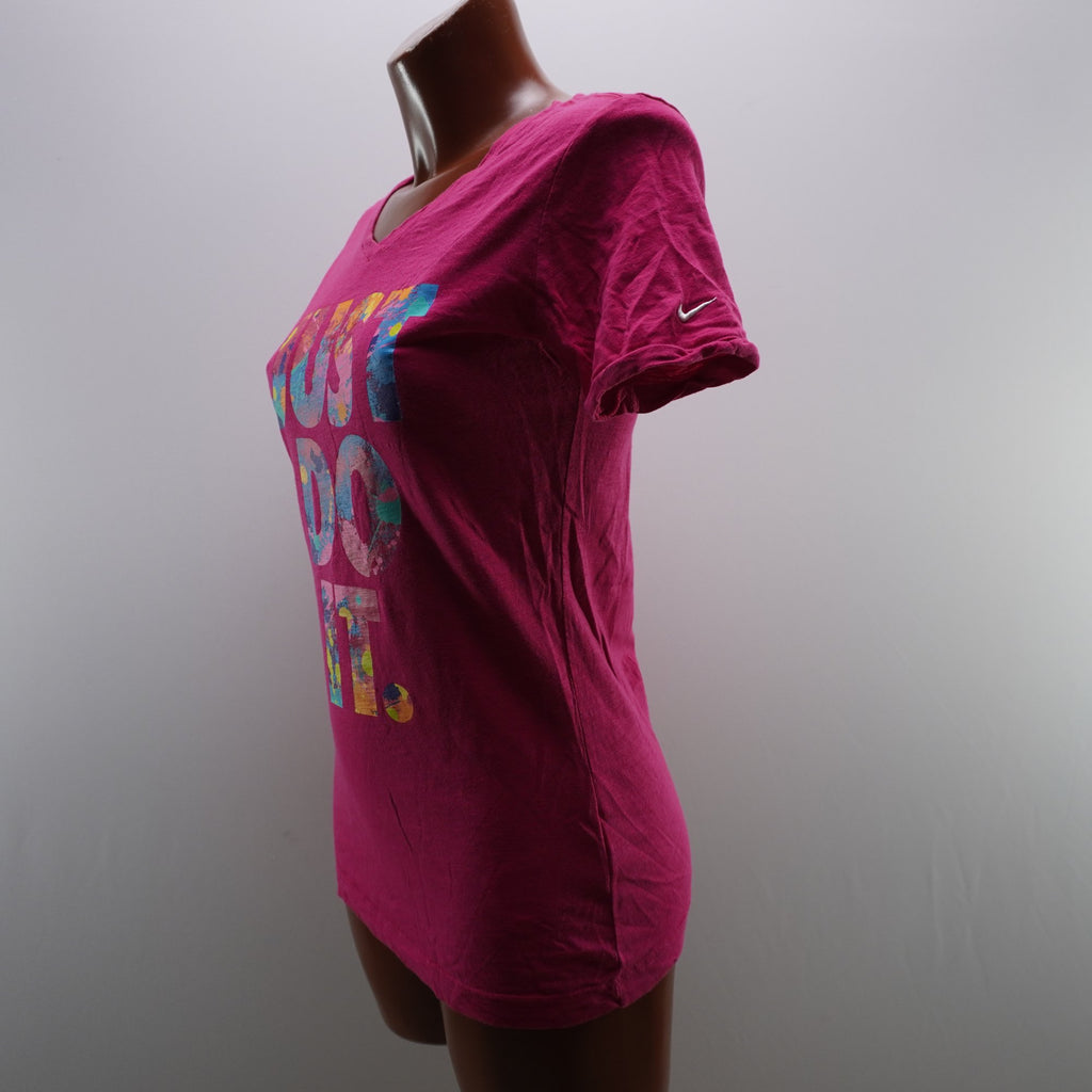 Camiseta Nike para Mujer Usada - Rosa, M