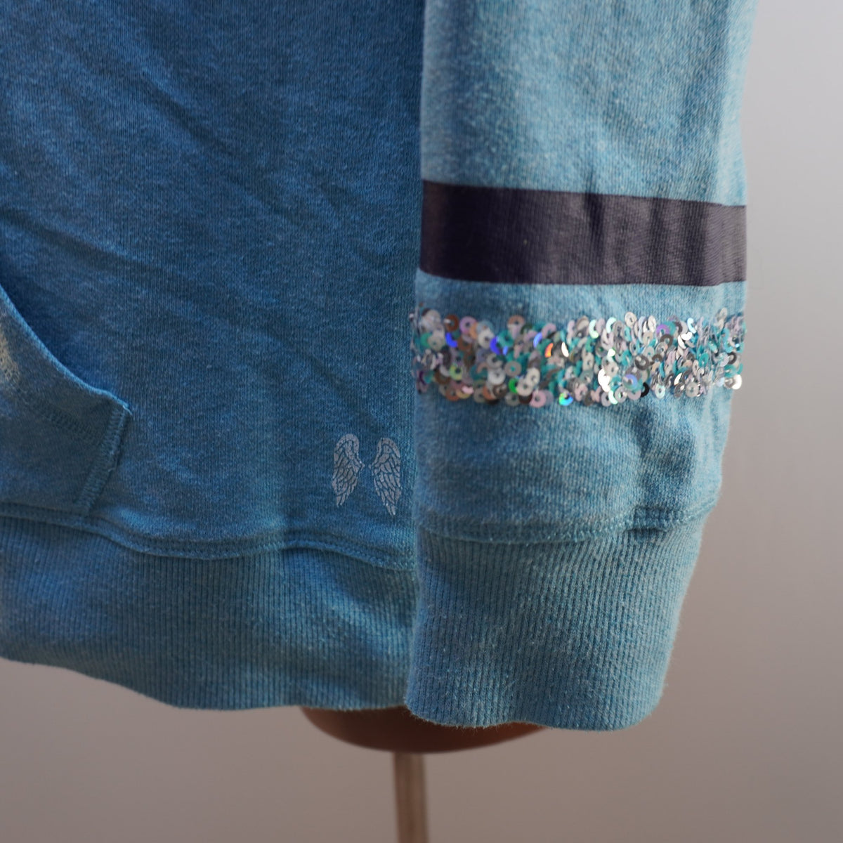 Sudadera con Capucha Victoria's Secret para Mujer Usada - Azul, M