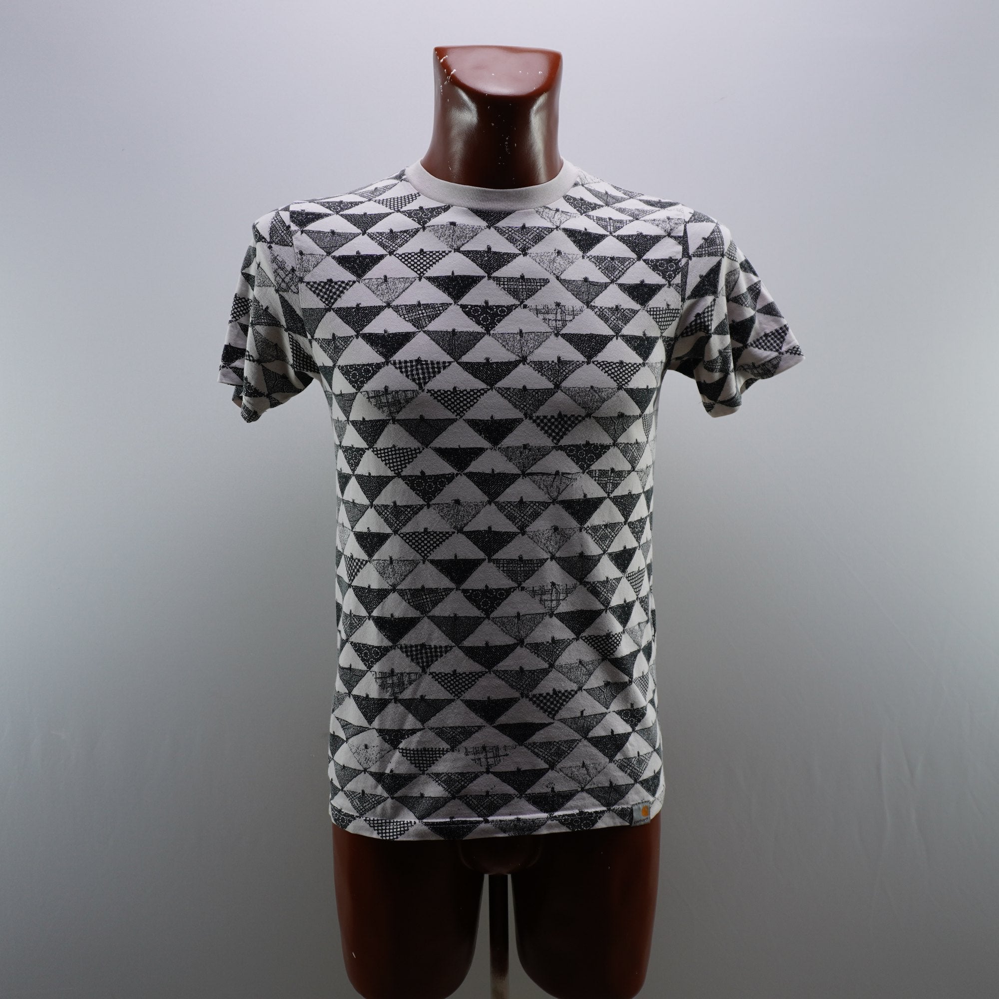 Camiseta de Manga Corta Carhartt para Hombre - Gris, XS, Usada en Muy Buen Estado