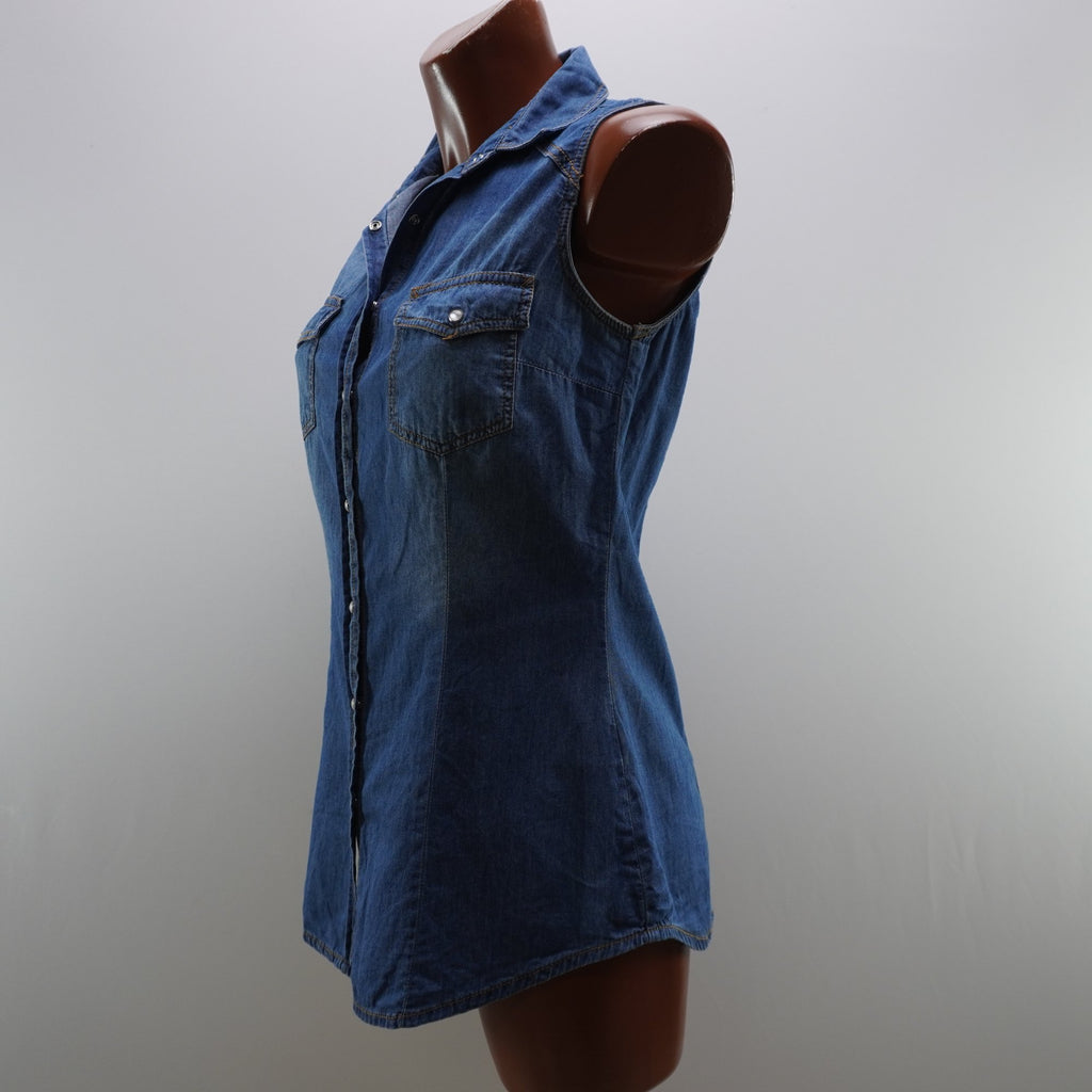 Camisa Henley Stradivarius para Mujer Usada - Azul, M