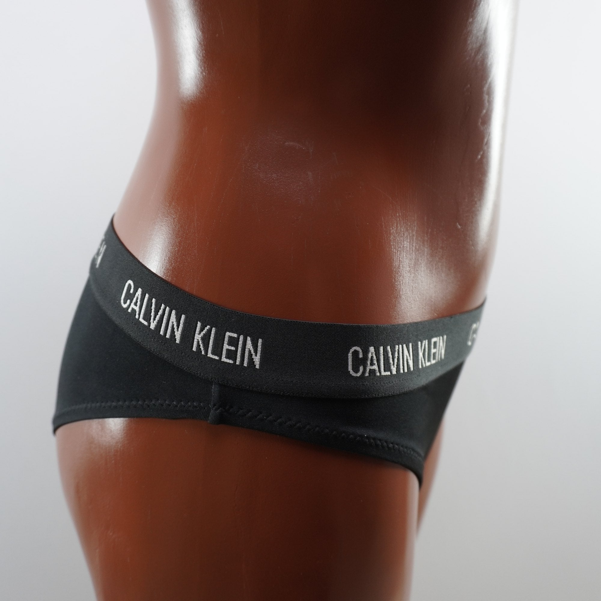 Parte Superior de Traje de Baño Calvin Klein para Mujer - Negro, S (Usado en Muy Buen Estado)