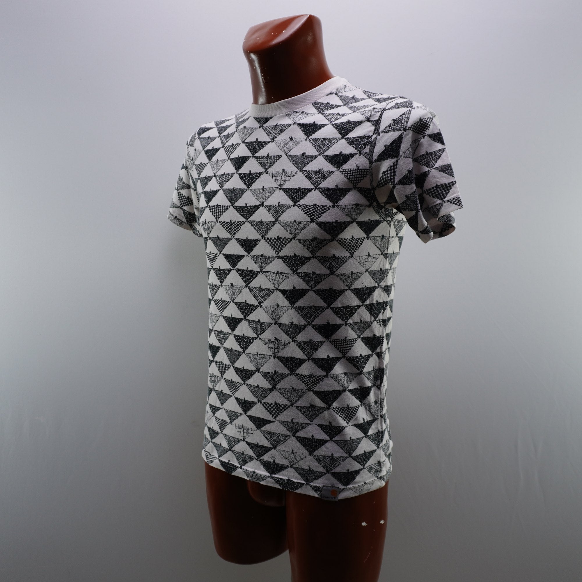 Camiseta de Manga Corta Carhartt para Hombre - Gris, XS, Usada en Muy Buen Estado