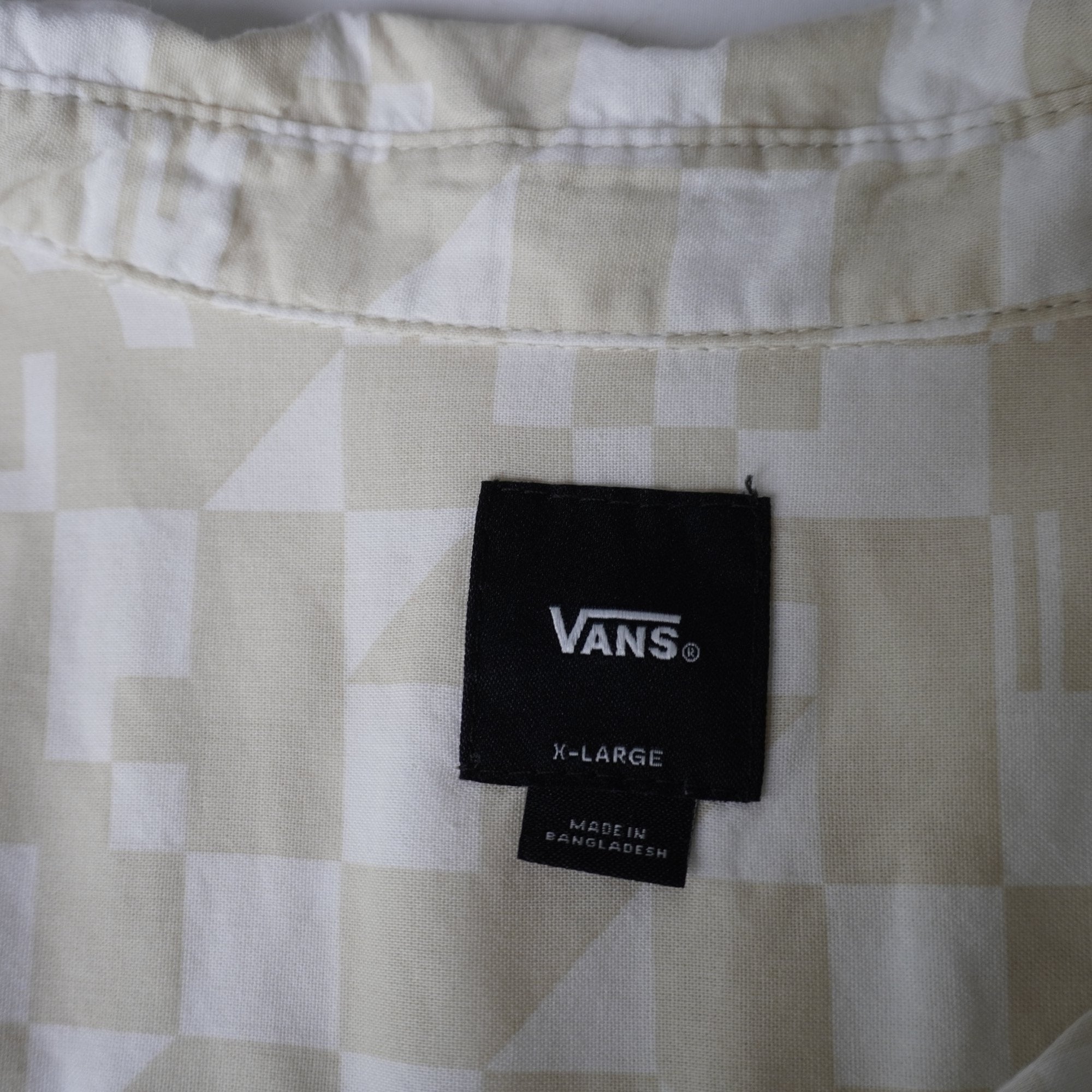 Camisa Vans para Hombre Usada - Beige, XL