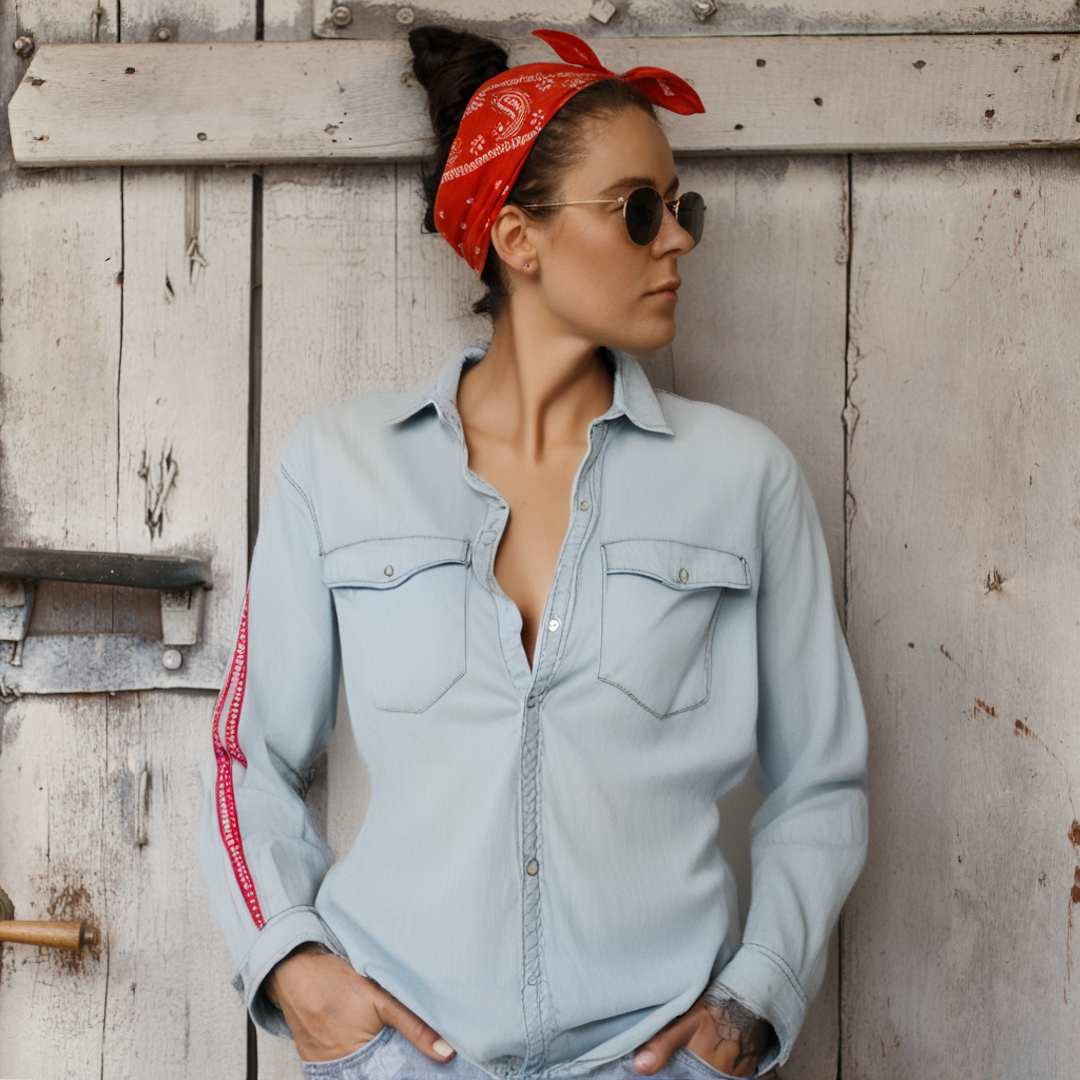 Women's Shirt Tex. Color: Blue. Size: S.