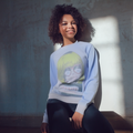 Sweat-shirt femme Karssen. Bleu. XS. Occasion. Bon état.