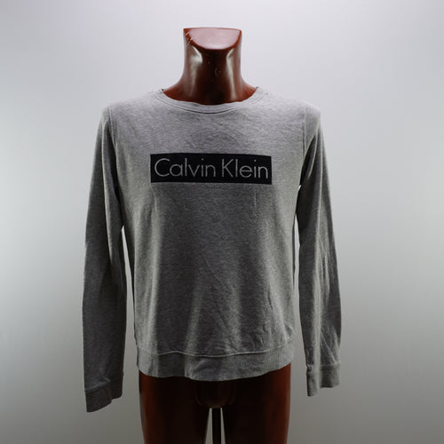 Calvin Klein sudadera con capucha hombre gris Talla M vista frontal