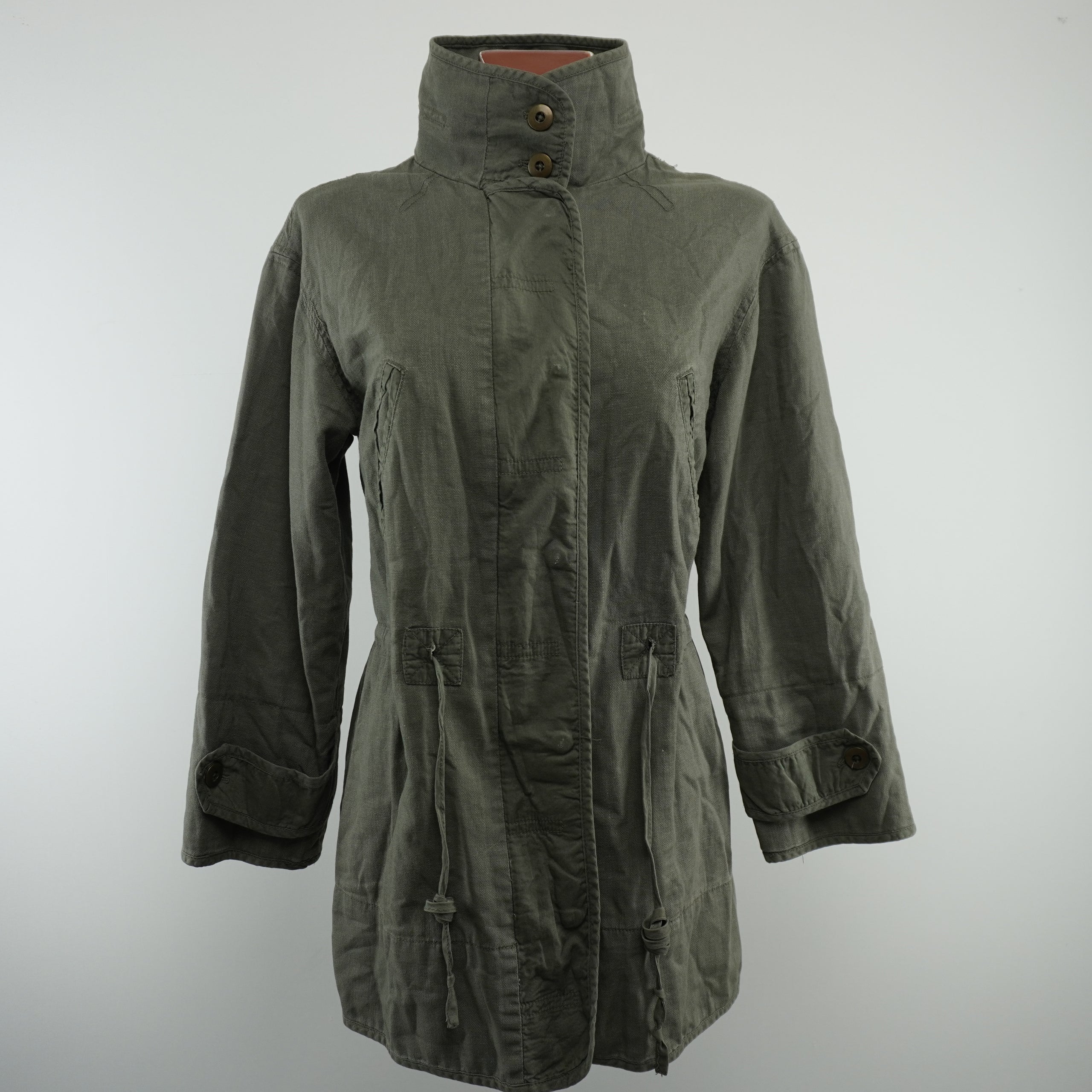 Pre-Owned Women's Zara Parka - Khaki, XS