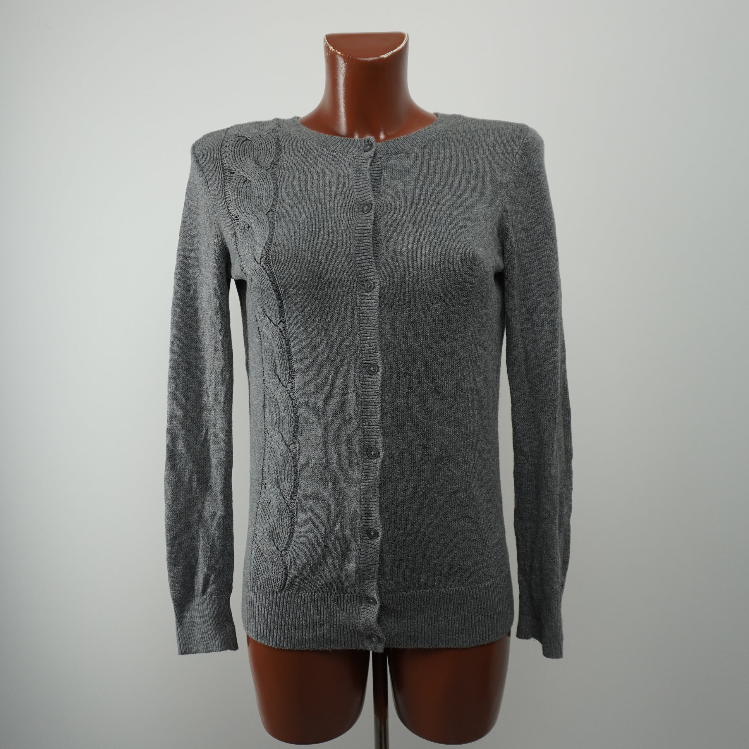 Pre-owned Women's Tommy Hilfiger Cardigan - Grey, S