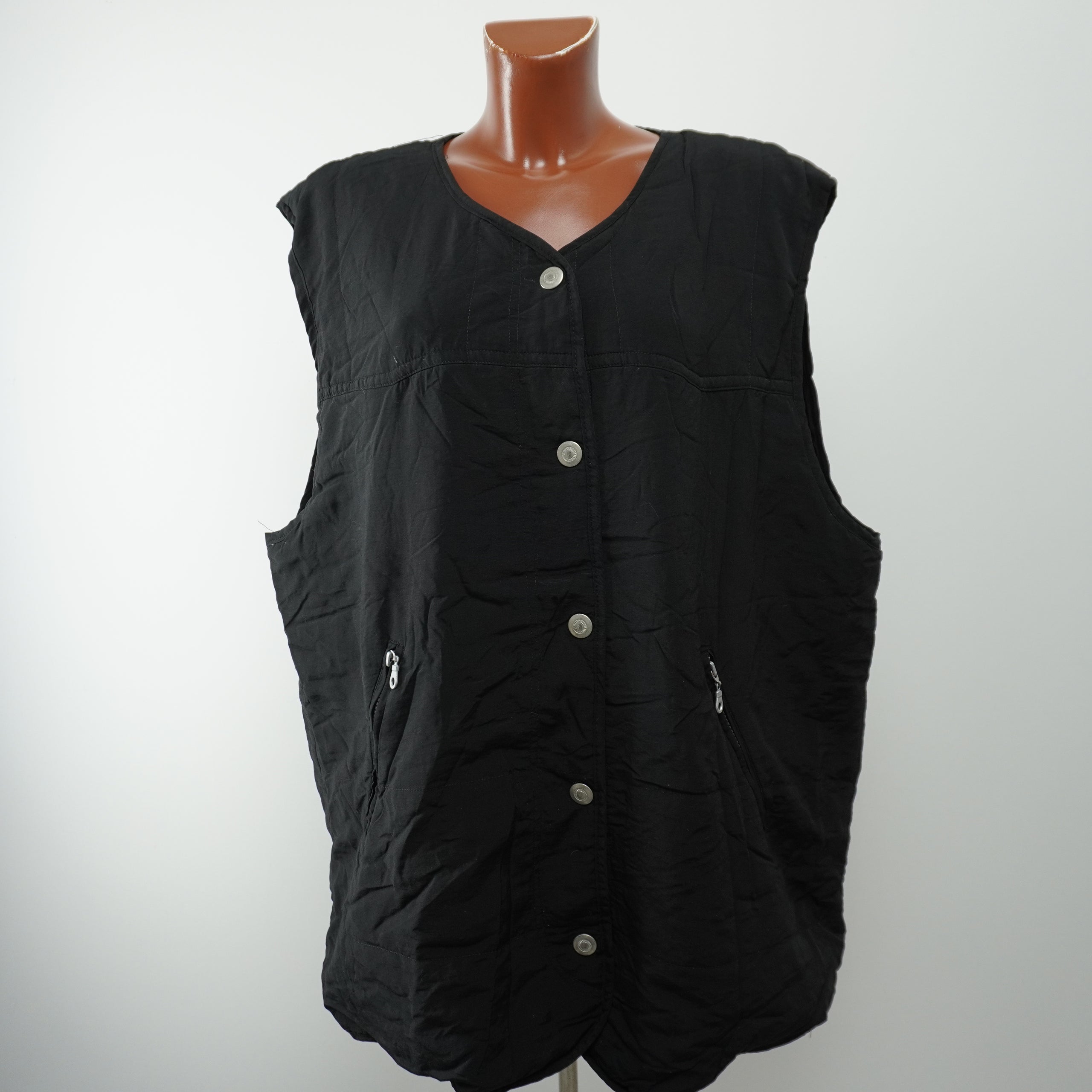 Pre-Owned Women's Ulla Popken Vest - Black, XXXL