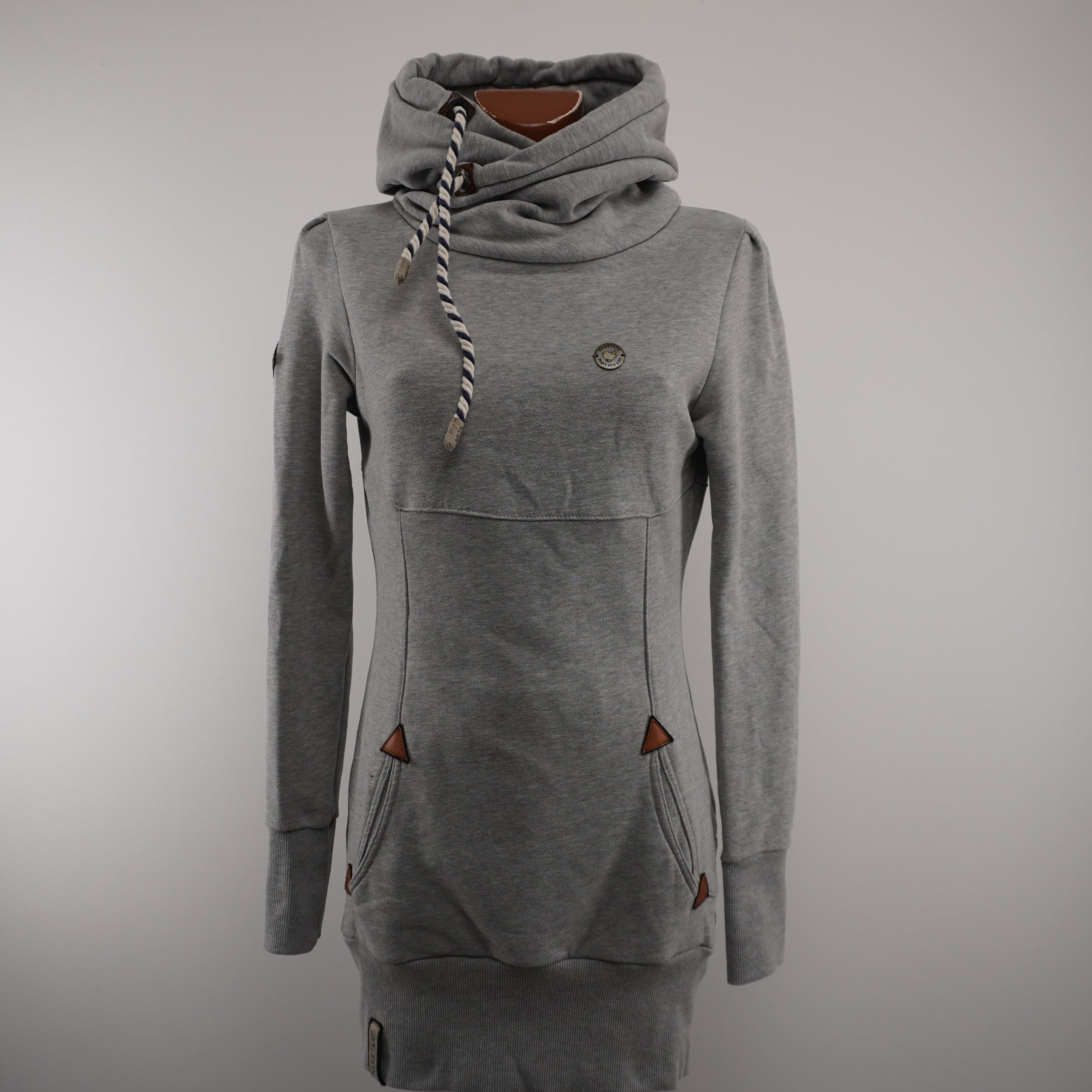 Women's NAKETANO Hoodie - Grey, M, Very Good Condition
