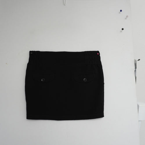 Bershka falda mujer negro Talla S detalle tela