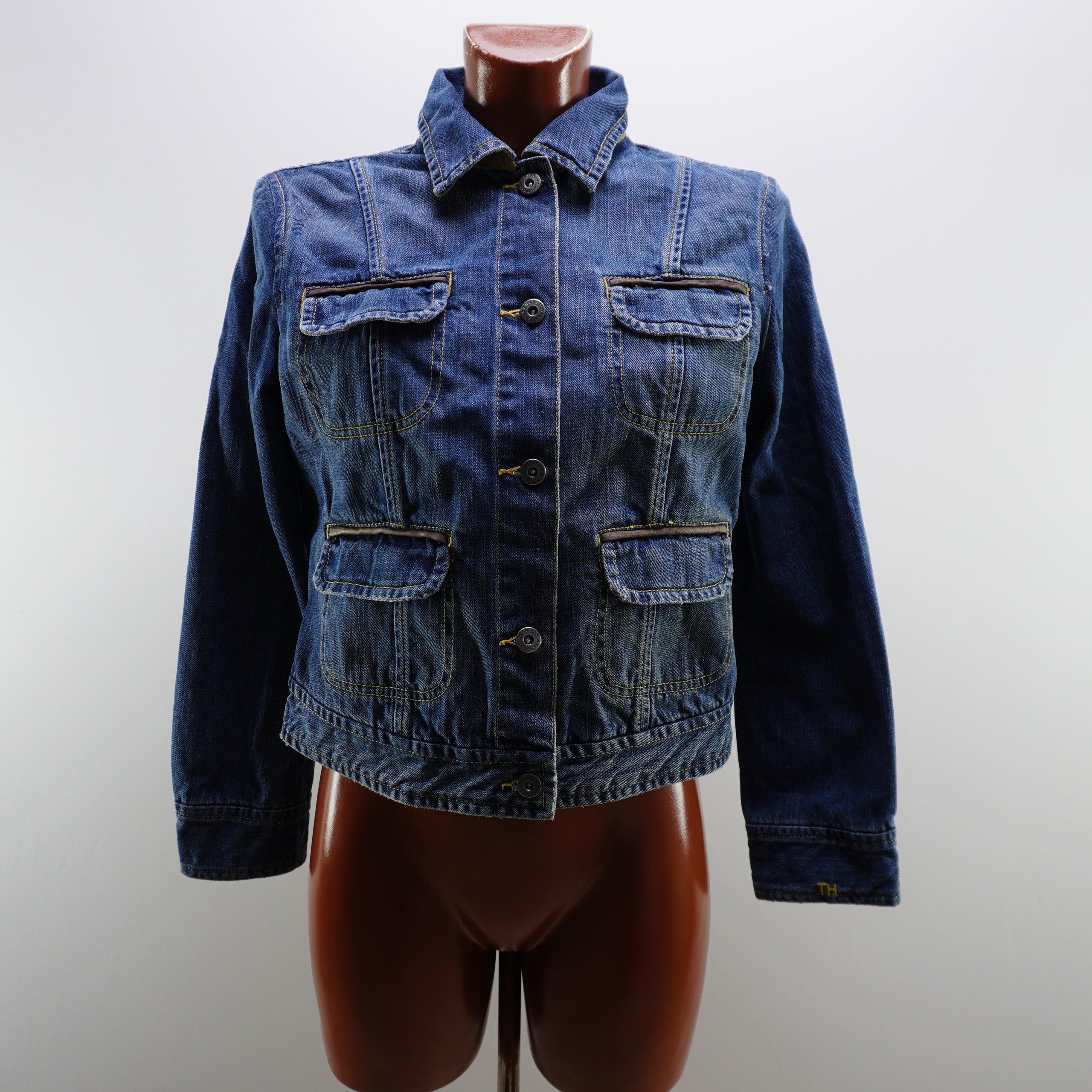 Pre-Owned Women's Tommy Hilfiger Jacket - Blue, XL, Very Good Condition