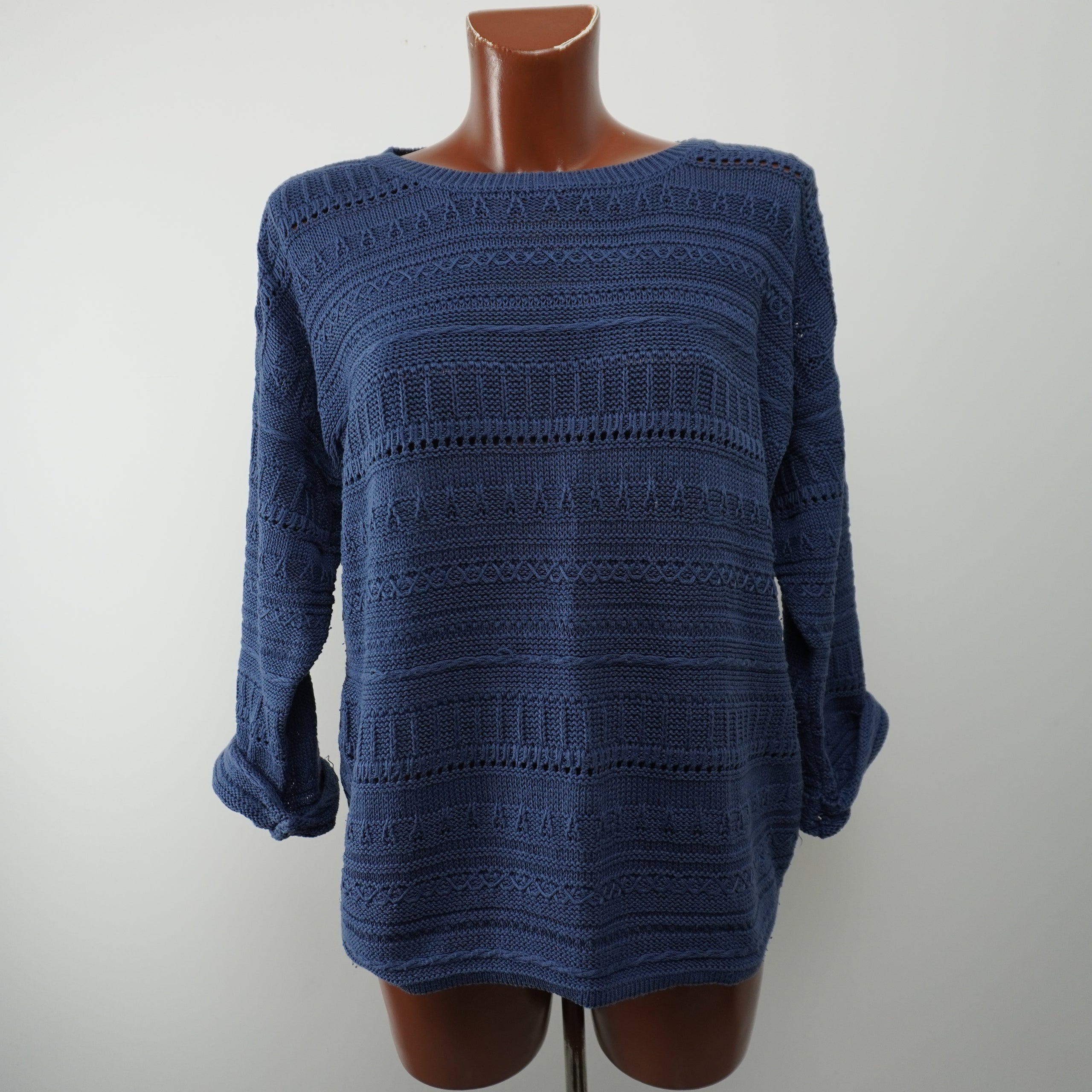 Pre-owned Women's Pull & Bear Sweater - Blue, M