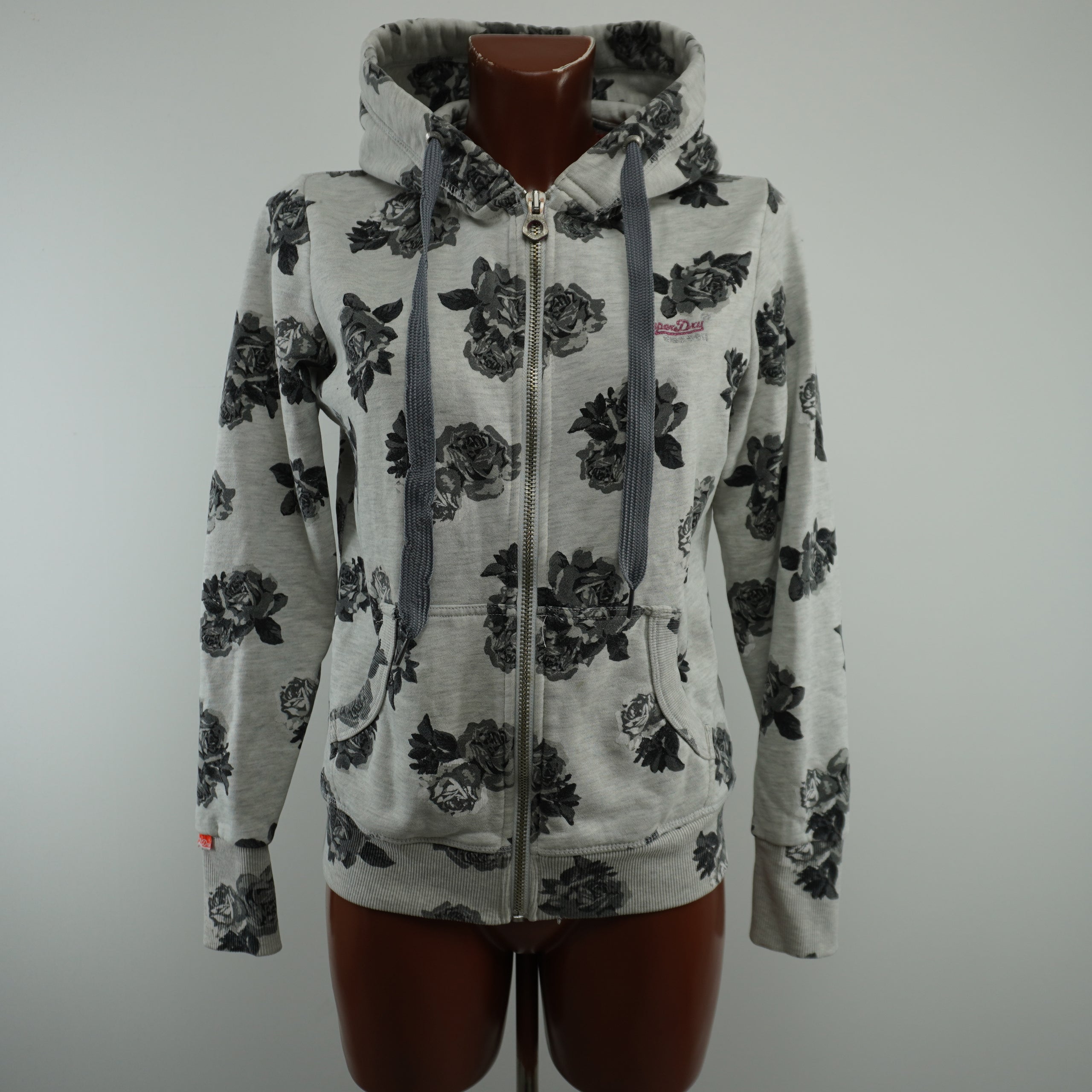 Pre-owned Women's Superdry Hoodie - Grey, L