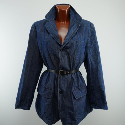 Burberry blazer mujer azul 8XL detalle tela