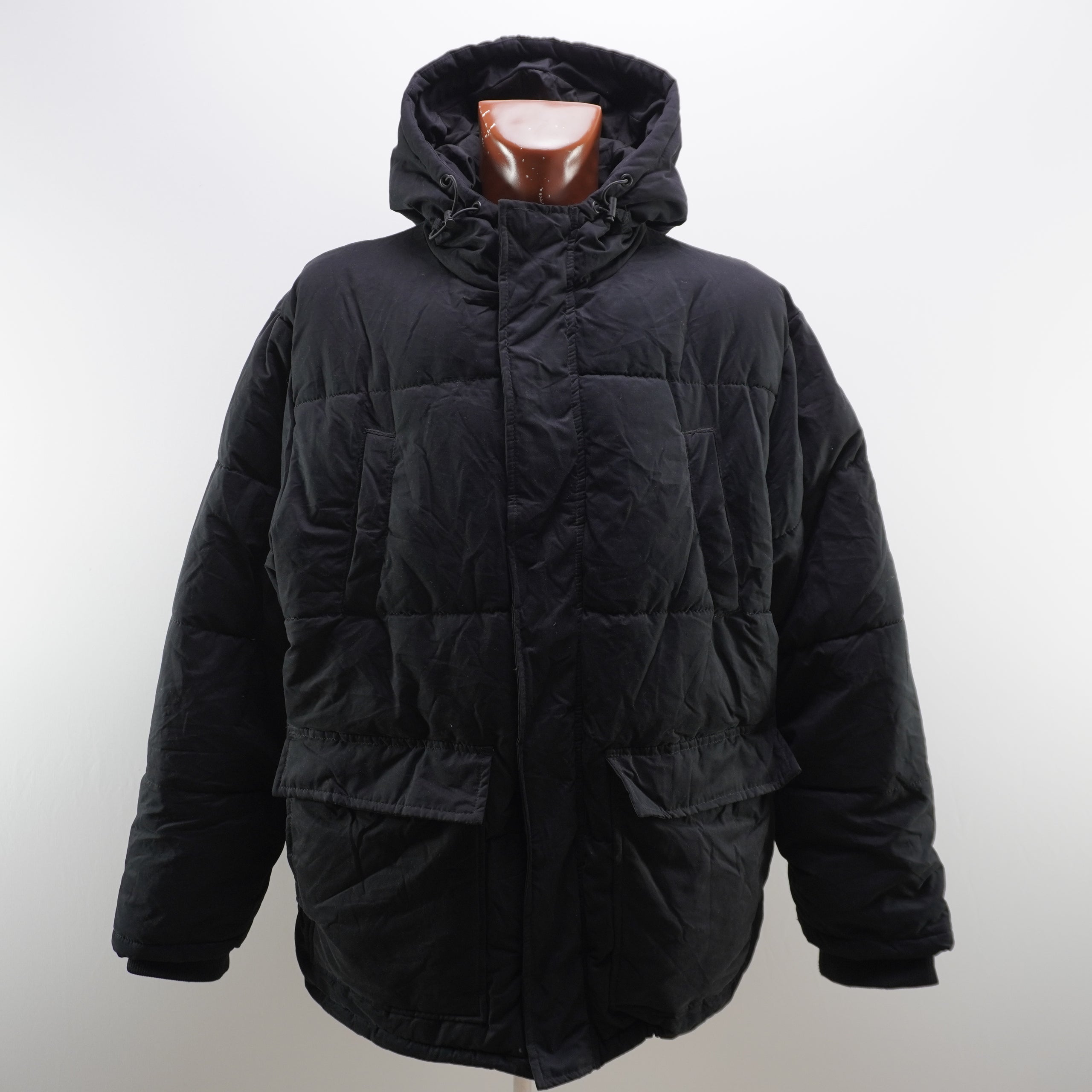 Men's Weekday Parka - Black, L, Very Good Condition